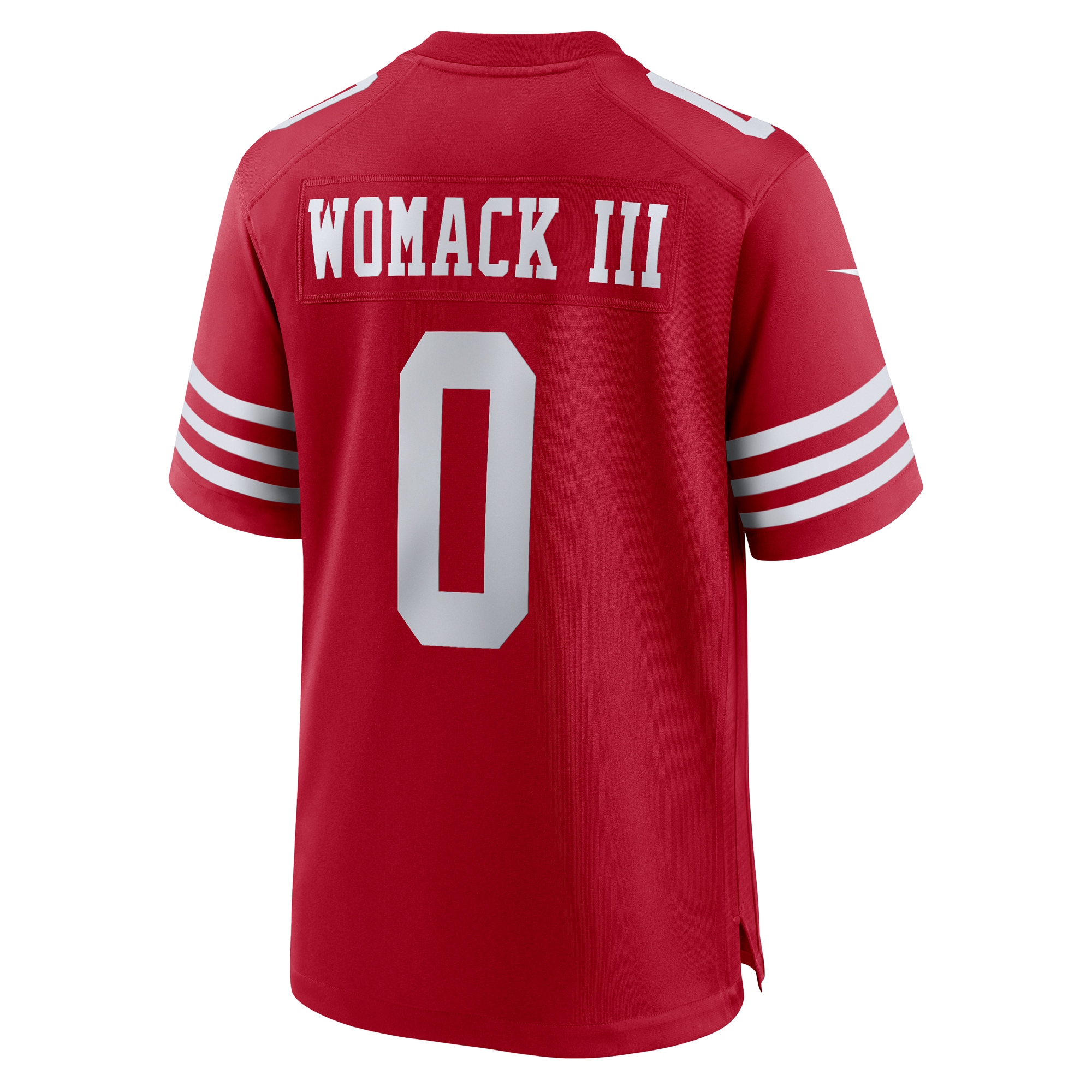 San Francisco 49ers Samuel Womack III Scarlet Game NFL Jersey Men's