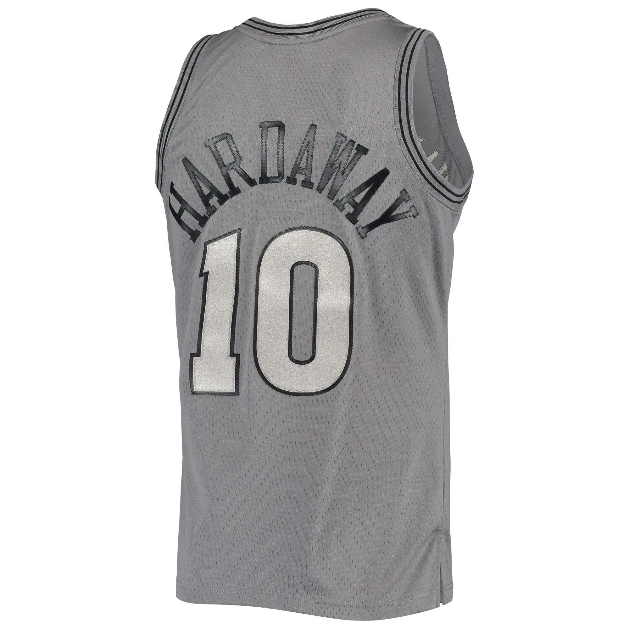 Tim Hardaway Golden State Warriors Mitchell Ness Hardwood Classics Retired Player 1990/91 Metal Works Swingman ??Charcoal NBA Jersey Men's