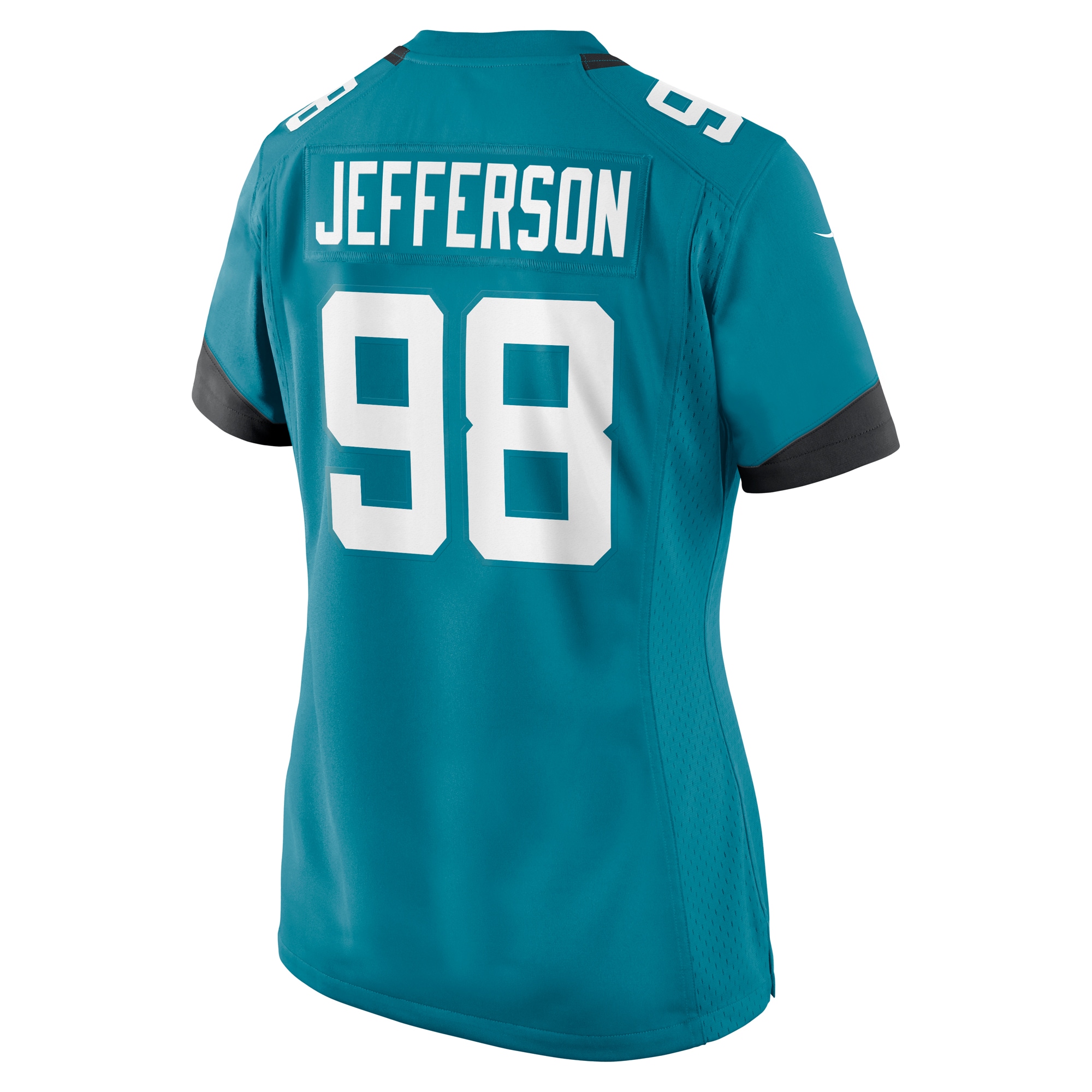 Jacksonville Jaguars Jefferson Teal Game NFL Jersey Women's