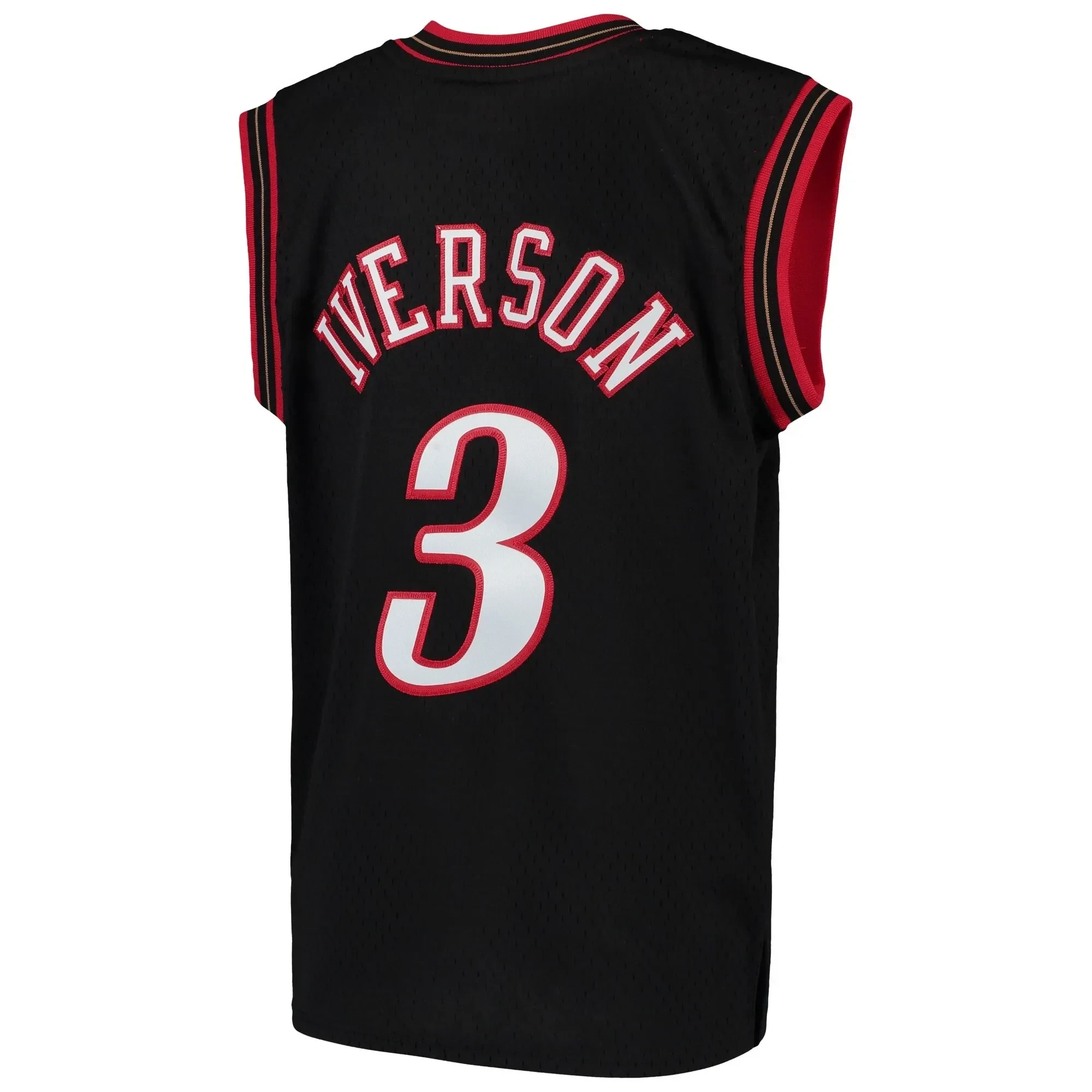 Allen Iverson Philadelphia 76ers Mitchell&Nes Hardwood Classics Swingman Throwback Royal NBA Jersey Youth