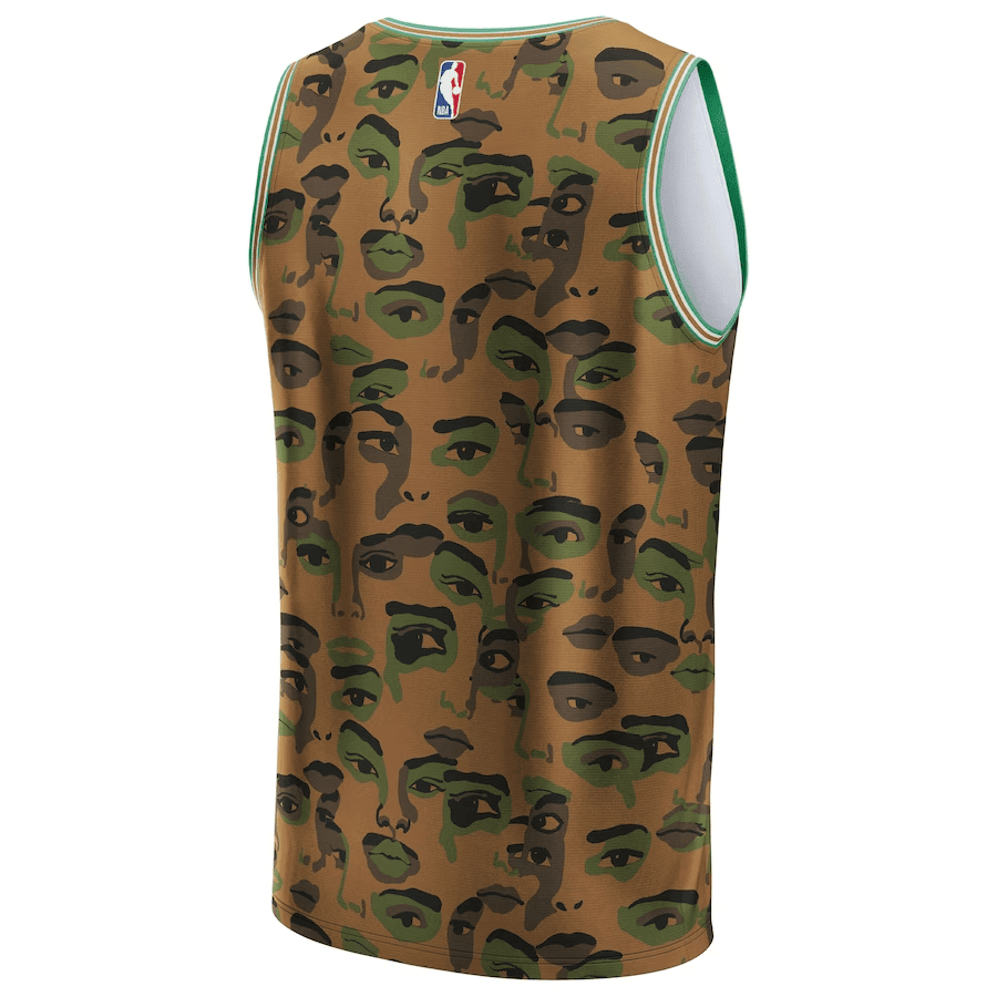 Boston Celtics KidSuper Studio Unisex Hometown Brown NBA Jersey Unisex