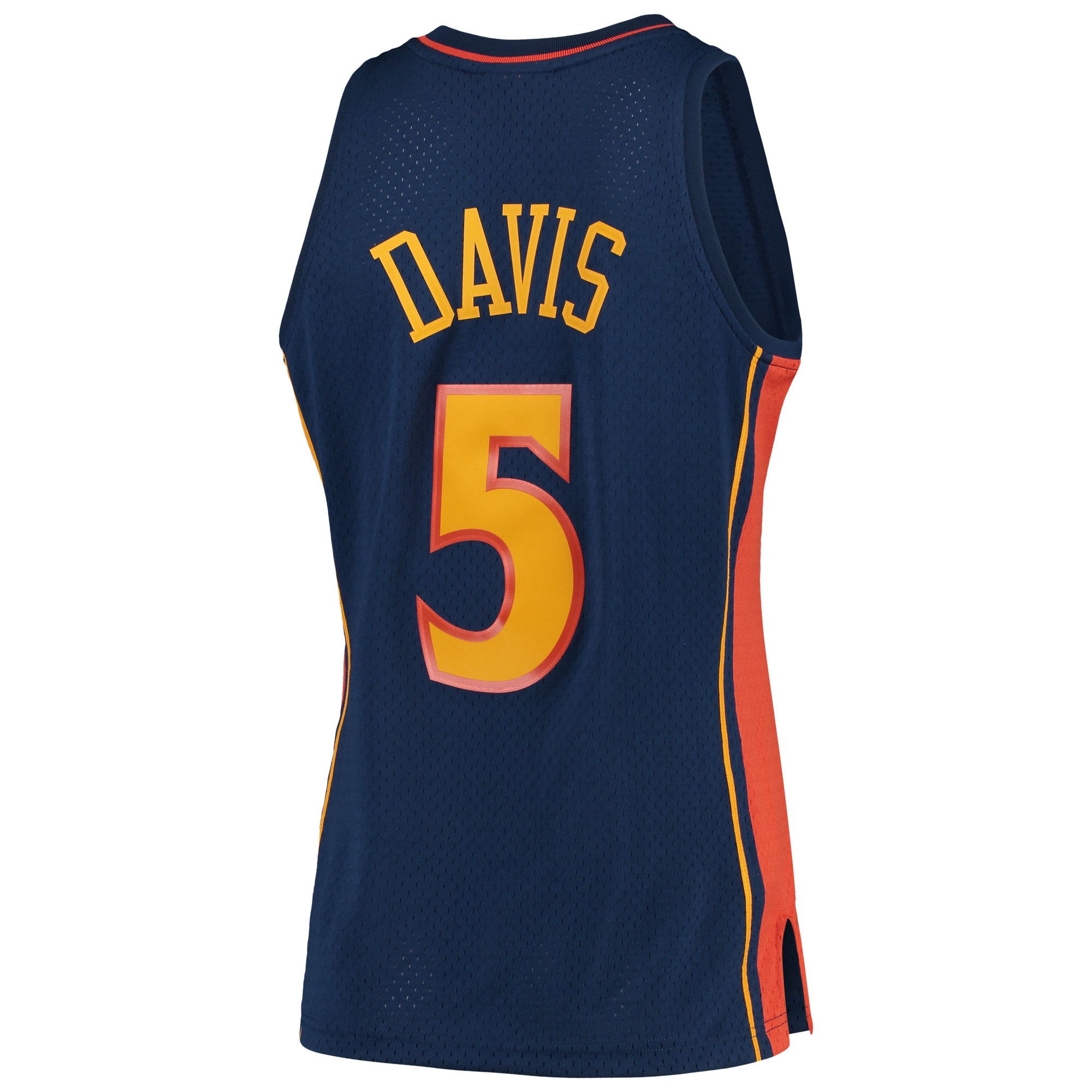 Mitchell Ness Baron Davis Navy Golden State Warriors 2006-07 Hardwood Classics Swingman Player NBA Jersey Men's