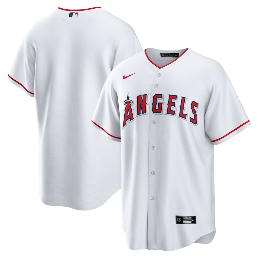 Los Angeles Angels Home Team Jersey White