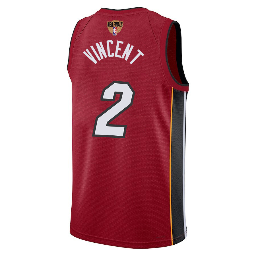 Gabe Vincent 2 Miami Heat Final Champions 2023 Swingman Red NBA Jersey Men's