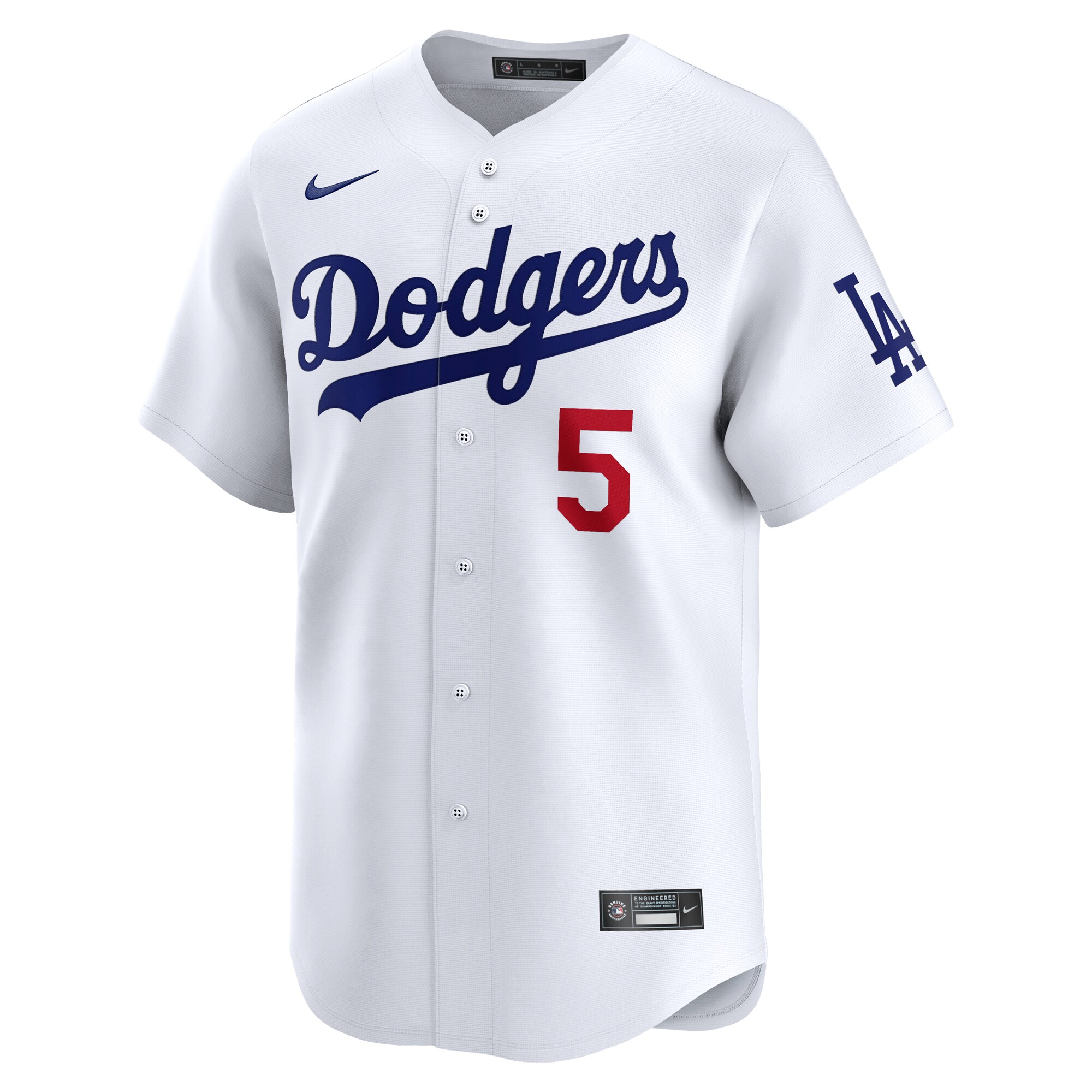 Los Angeles Dodgers Freddie Freeman White Home Limited Player MLB Jersey Youth