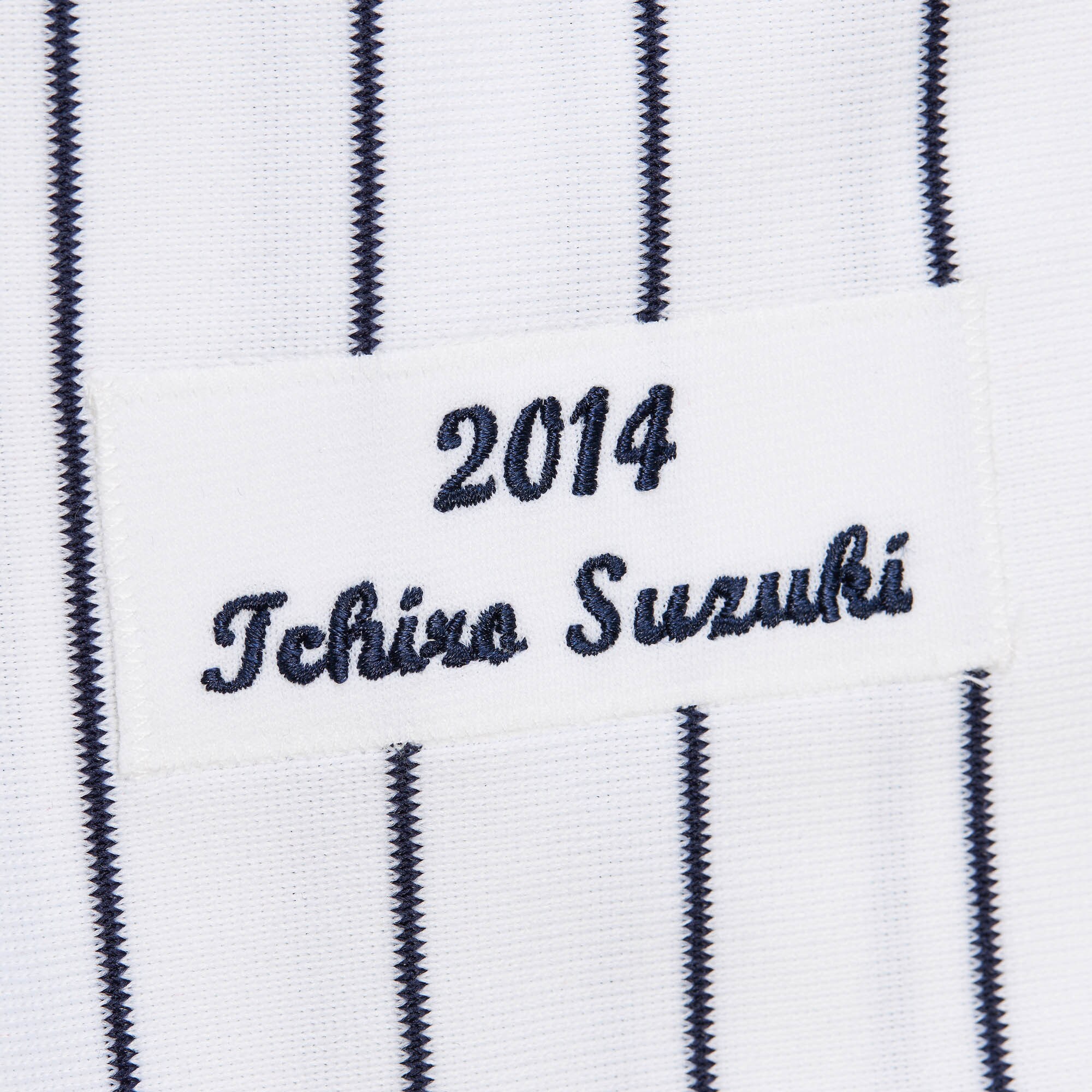 New York Yankees Ichiro Suzuki Mitchell Ness White 2014 Cooperstown Collection Throwback MLB Jersey Men's