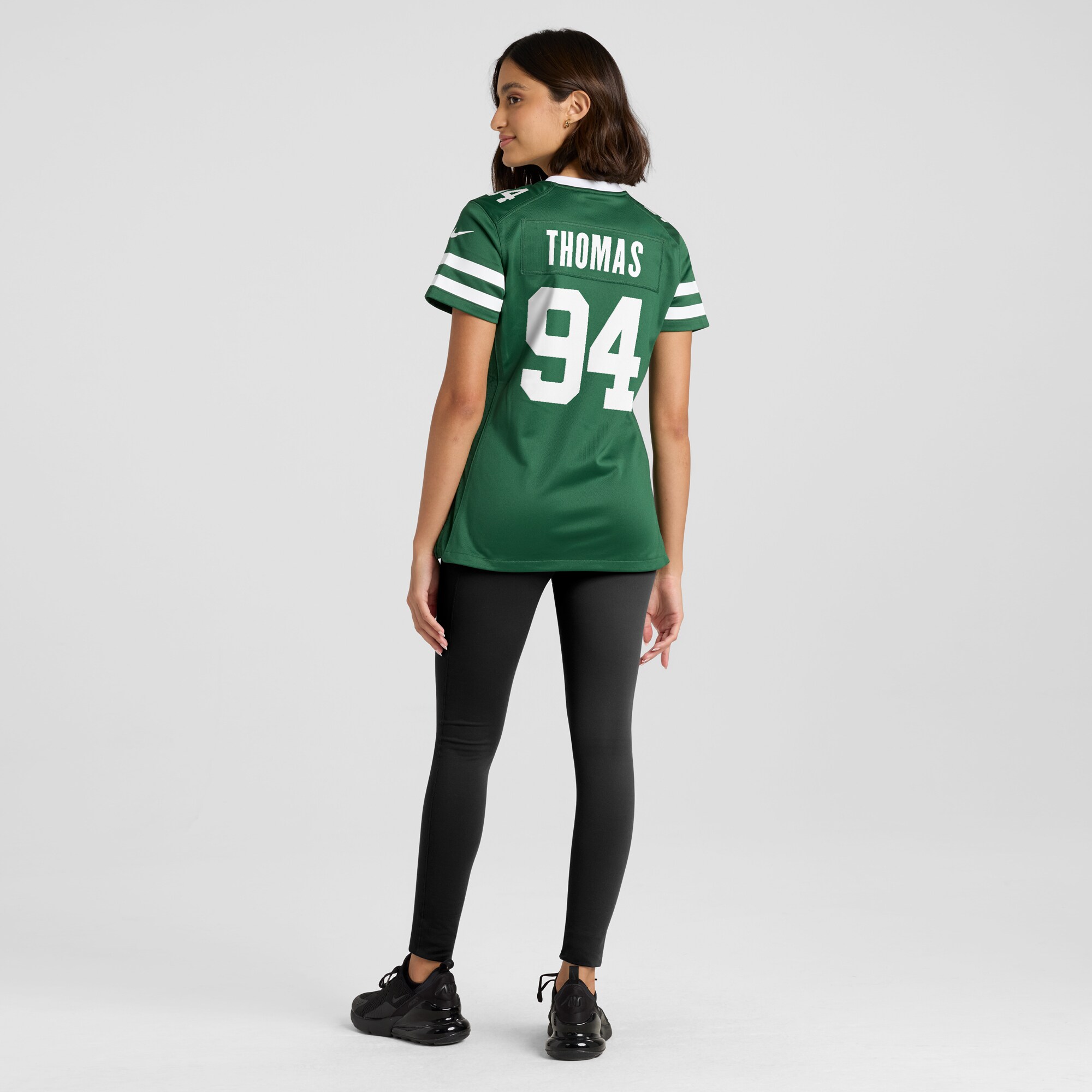 New York Jets Solomon Thomas Legacy Green Team Game NFL Jersey Women's
