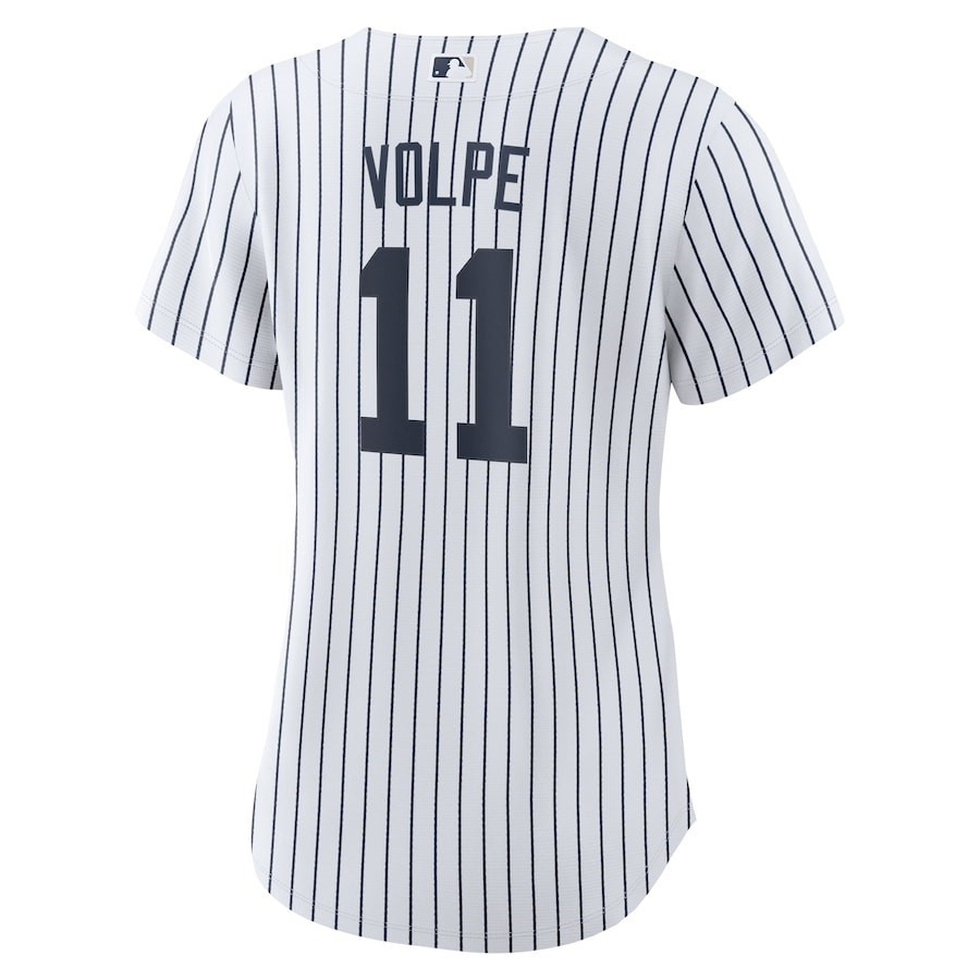 Anthony Volpe 11 New York Yankees Home Player White MLB Jersey Women's