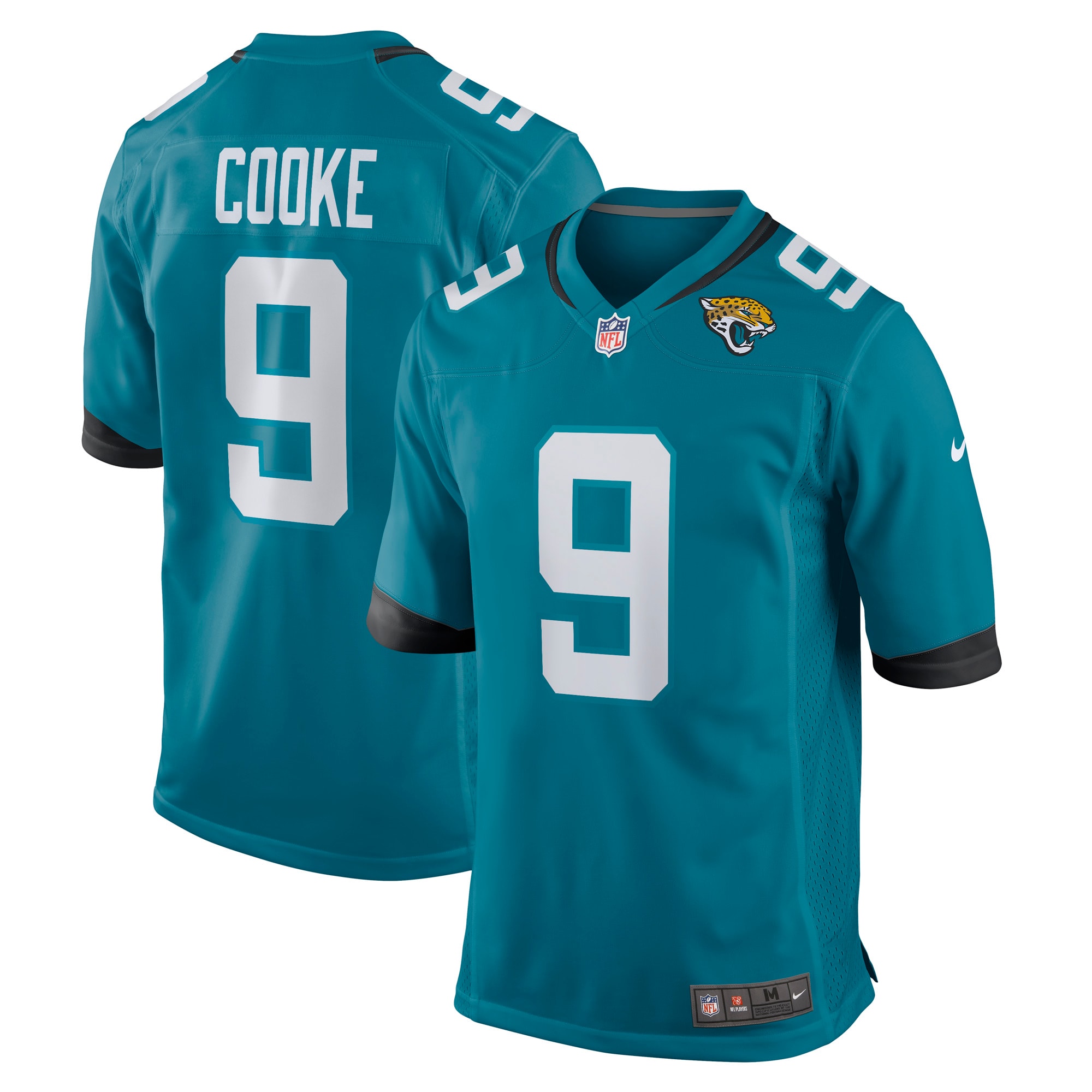 Jacksonville Jaguars Logan Cooke Teal Game NFL Jersey Men's