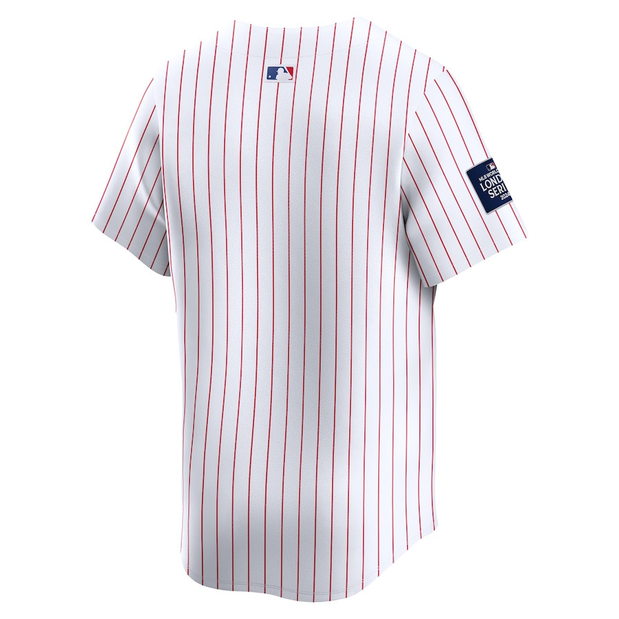 Philadelphia Phillies 2024 World Tour London Series Home Limited White MLB Jersey Men's