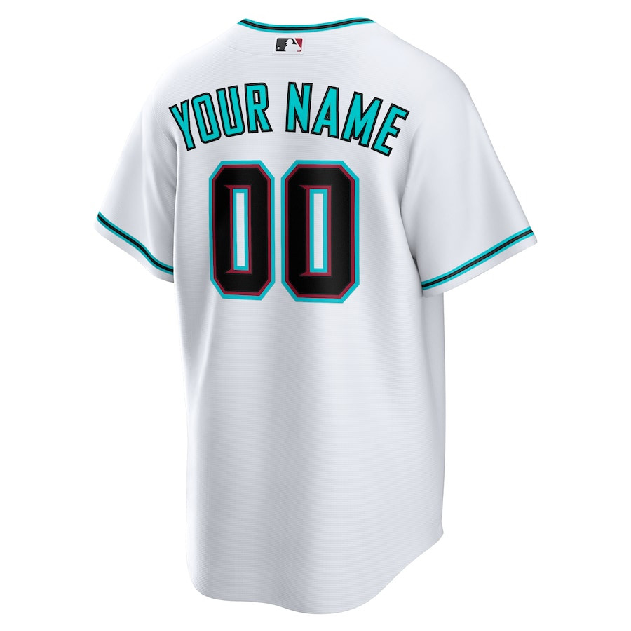Arizona Diamondbacks Alternate Custom White MLB Jersey Men's