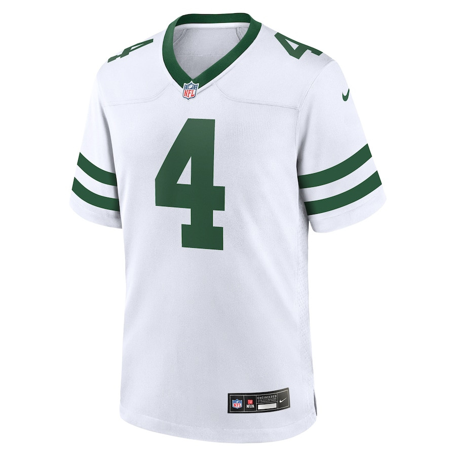 D.J. Reed 4 New York Jets Game Legacy White NFL Jersey Men's