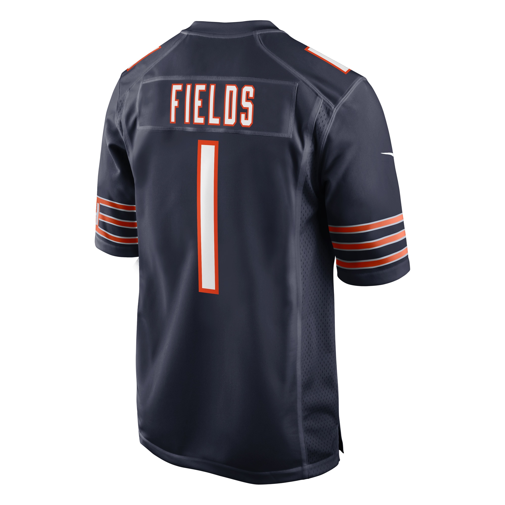 Chicago Bears Justin Fields Navy Game NFL Jersey Men's