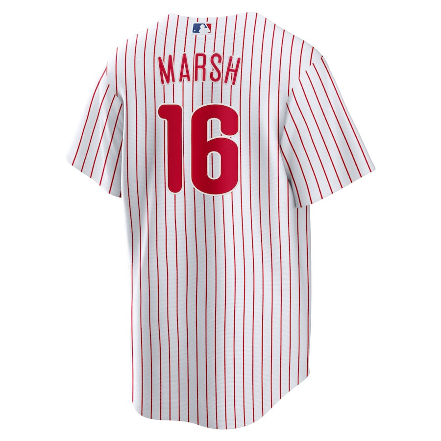 Brandon Marsh 16 Philadelphia Phillies White MLB Jersey Men's