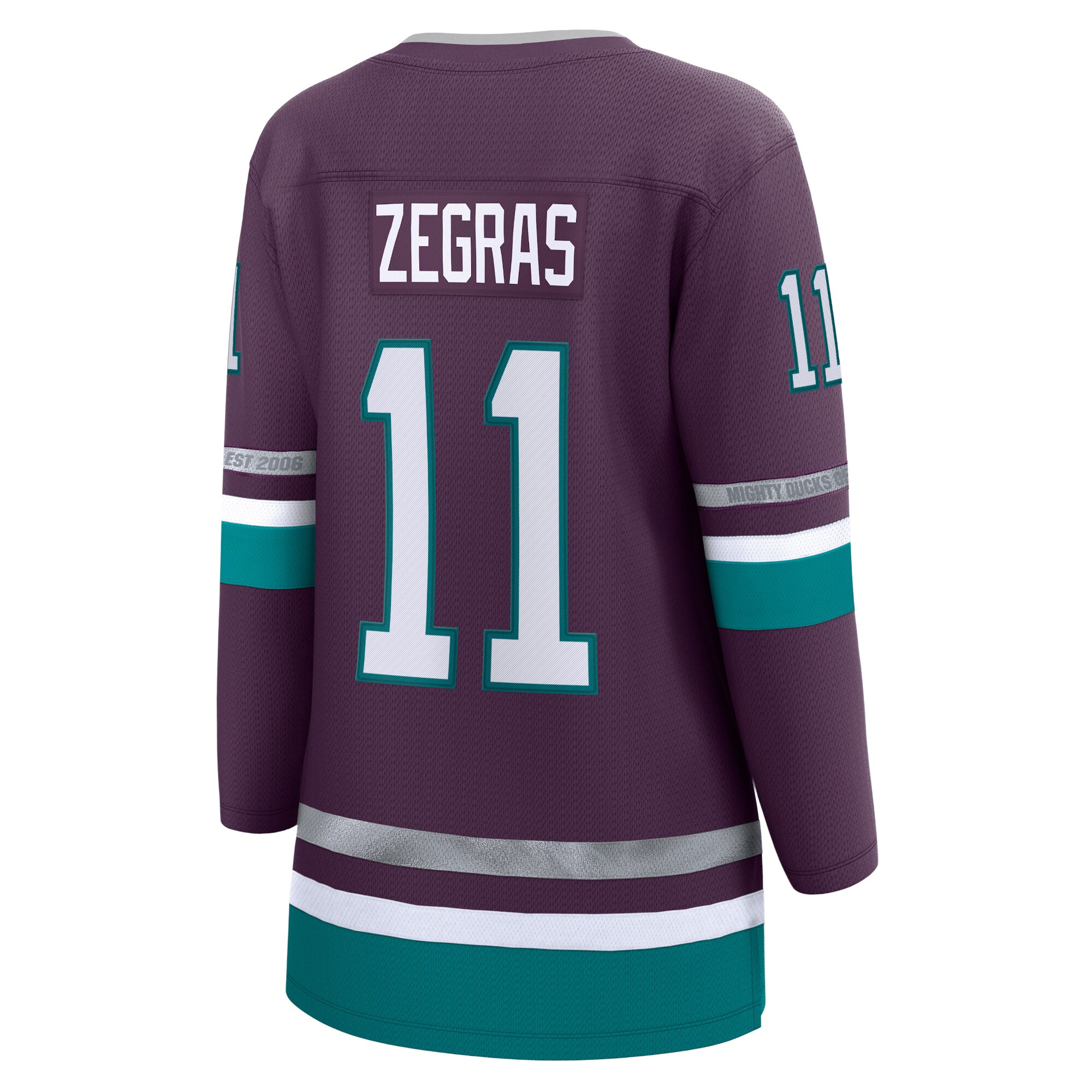 Anaheim Ducks Trevor Zegras Purple Alternate Premier Breakaway Player NHL Jersey Women's