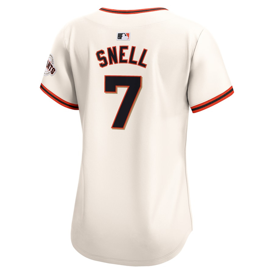 Blake Snell 7 San Francisco Giants Home Limited Cream MLB Jersey Women's