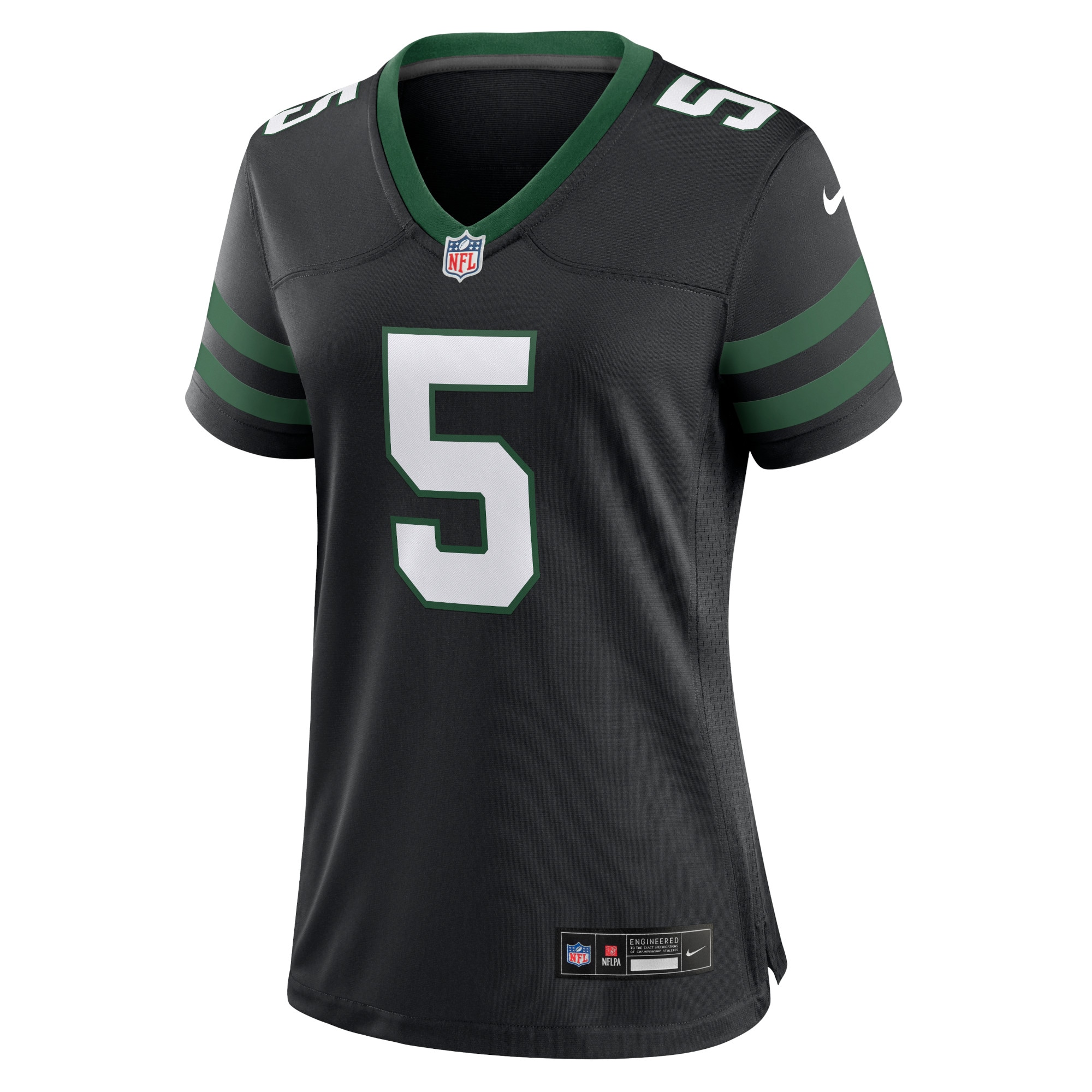 New York Jets Garrett Wilson Legacy Black Alternate Game NFL Jersey Women's