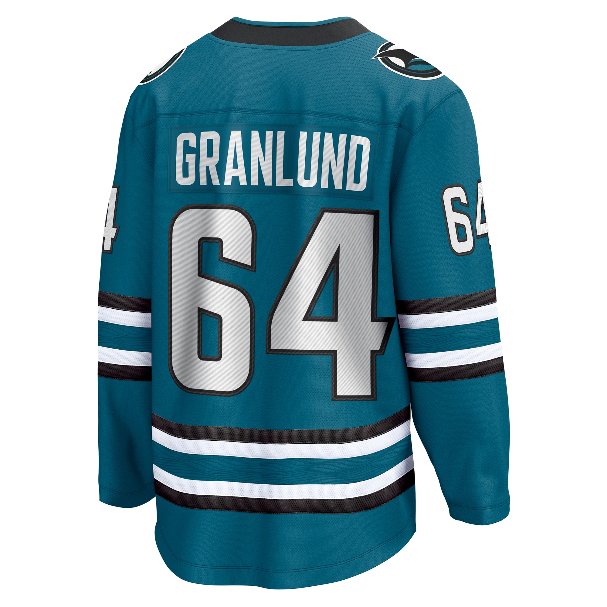 San Jose Sharks Mikael Granlund Teal Home Breakaway NHL Jersey Men's