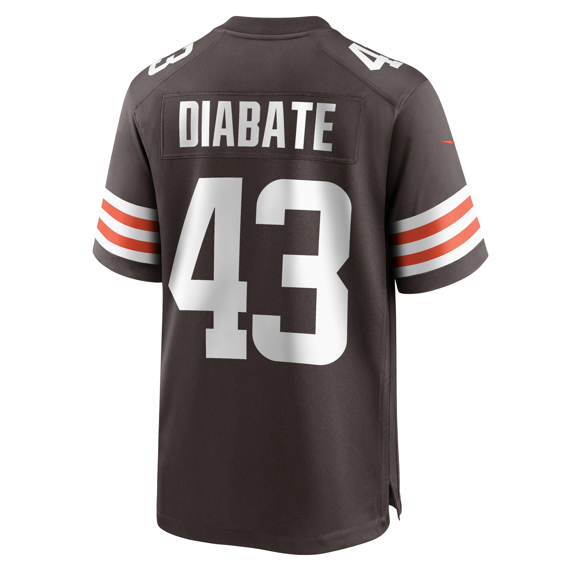 Cleveland Browns Mohamoud Diabate Brown Team Game NFL Jersey Men's