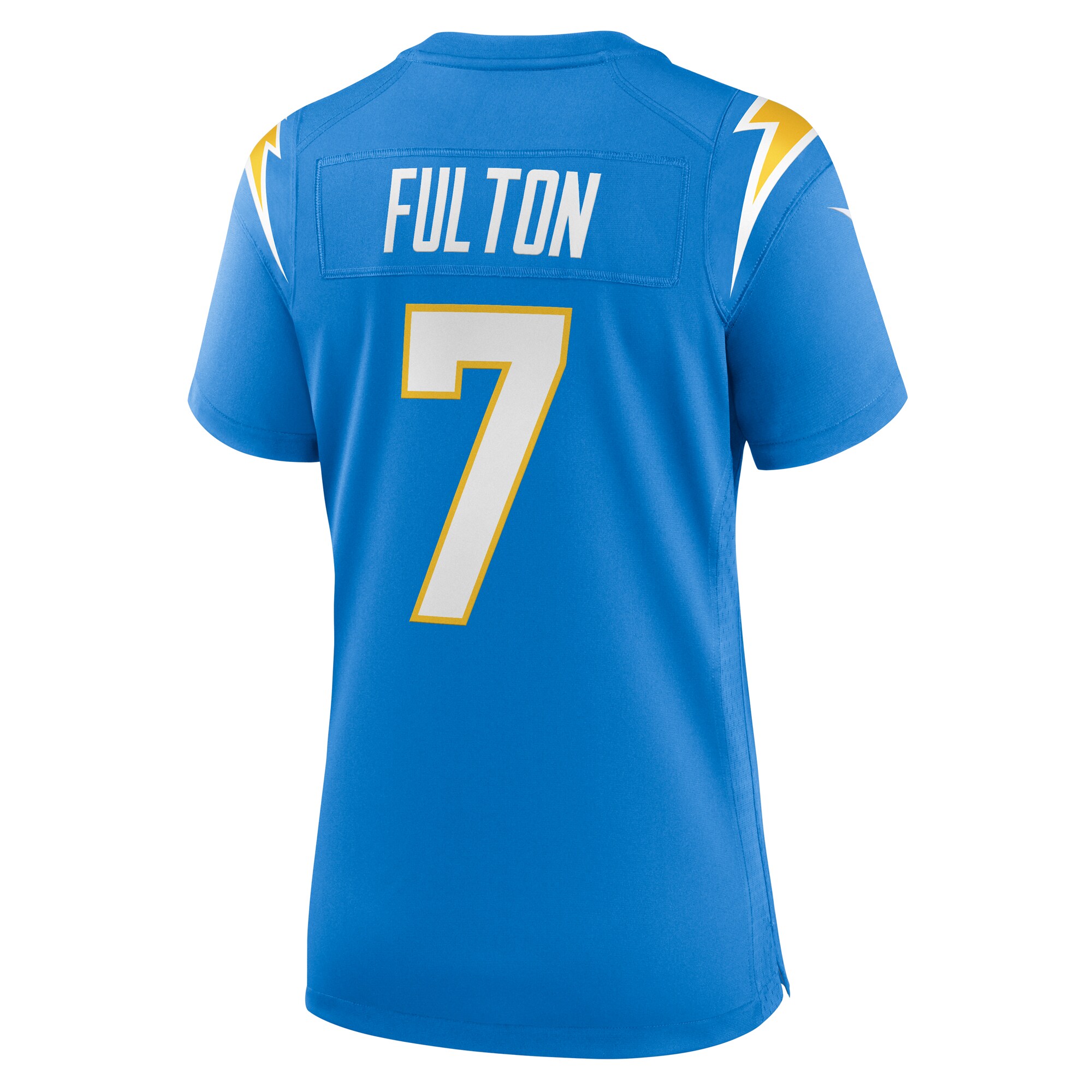 Los Angeles Chargers Kristian Fulton Powder Blue Game NFL Jersey Women's