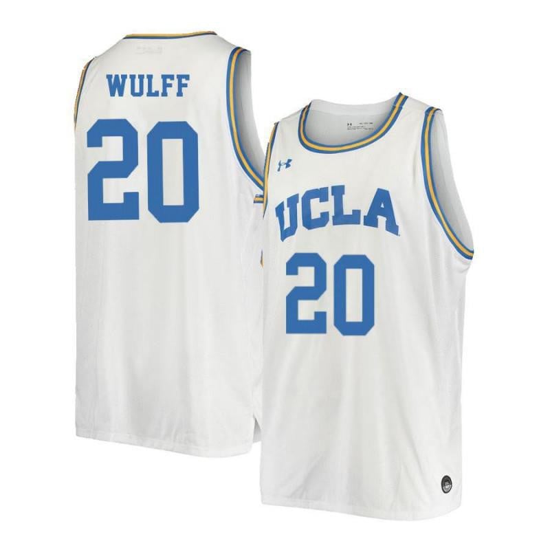 20 Isaac Wulf White Retro Elite UCLA Bruins NCAA Jersey Men's