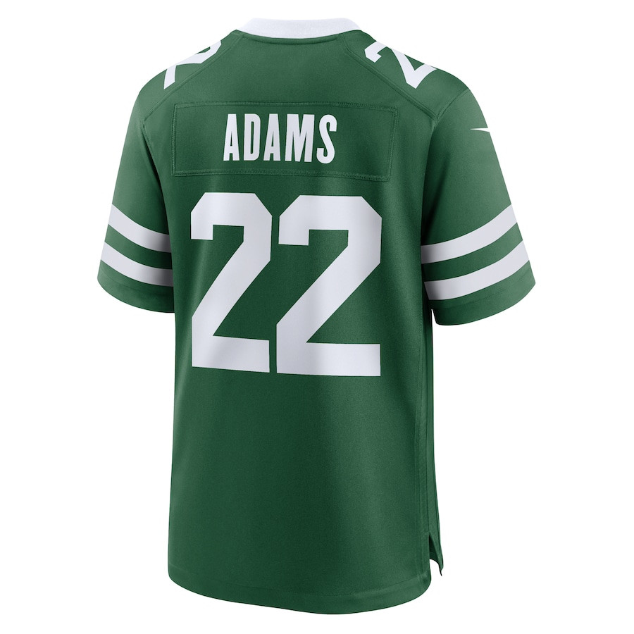 Tony Adams 22 New York Jets Team Game Legacy Green NFL Jersey Men's