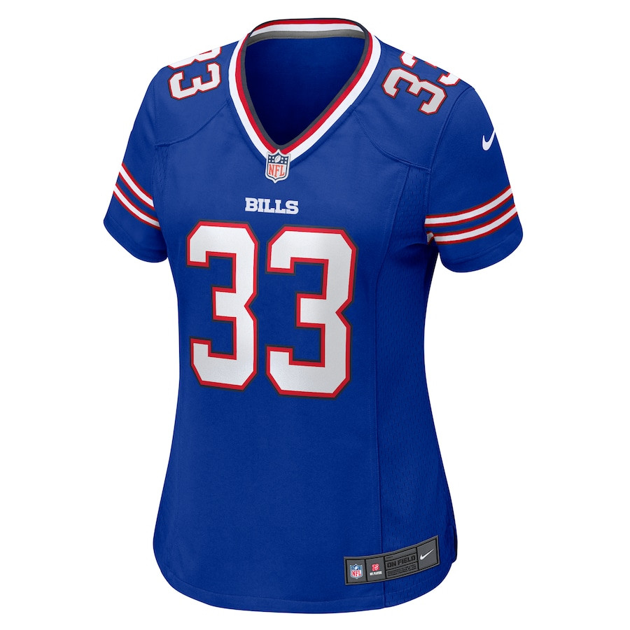 Te'Cory Couch 33 Buffalo Bills Game Royal NFL Jersey Women's