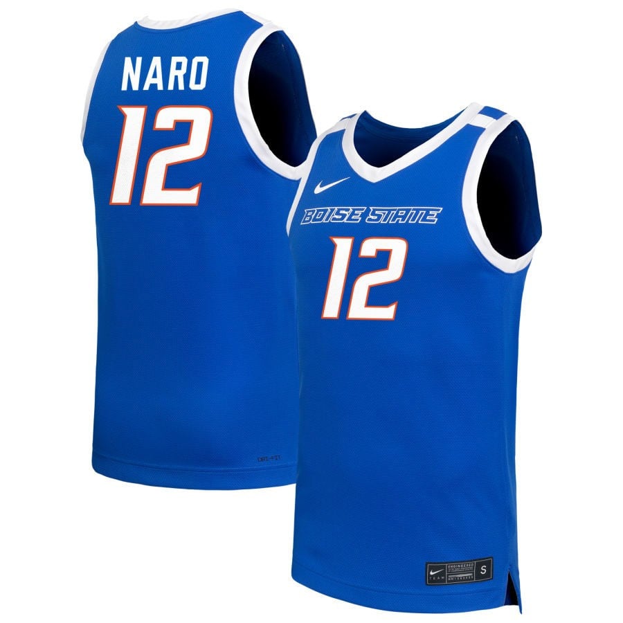 Mary Kay Naro 12 Boise State Bronco Unisex NIL Royal NCAA Jersey Unisex