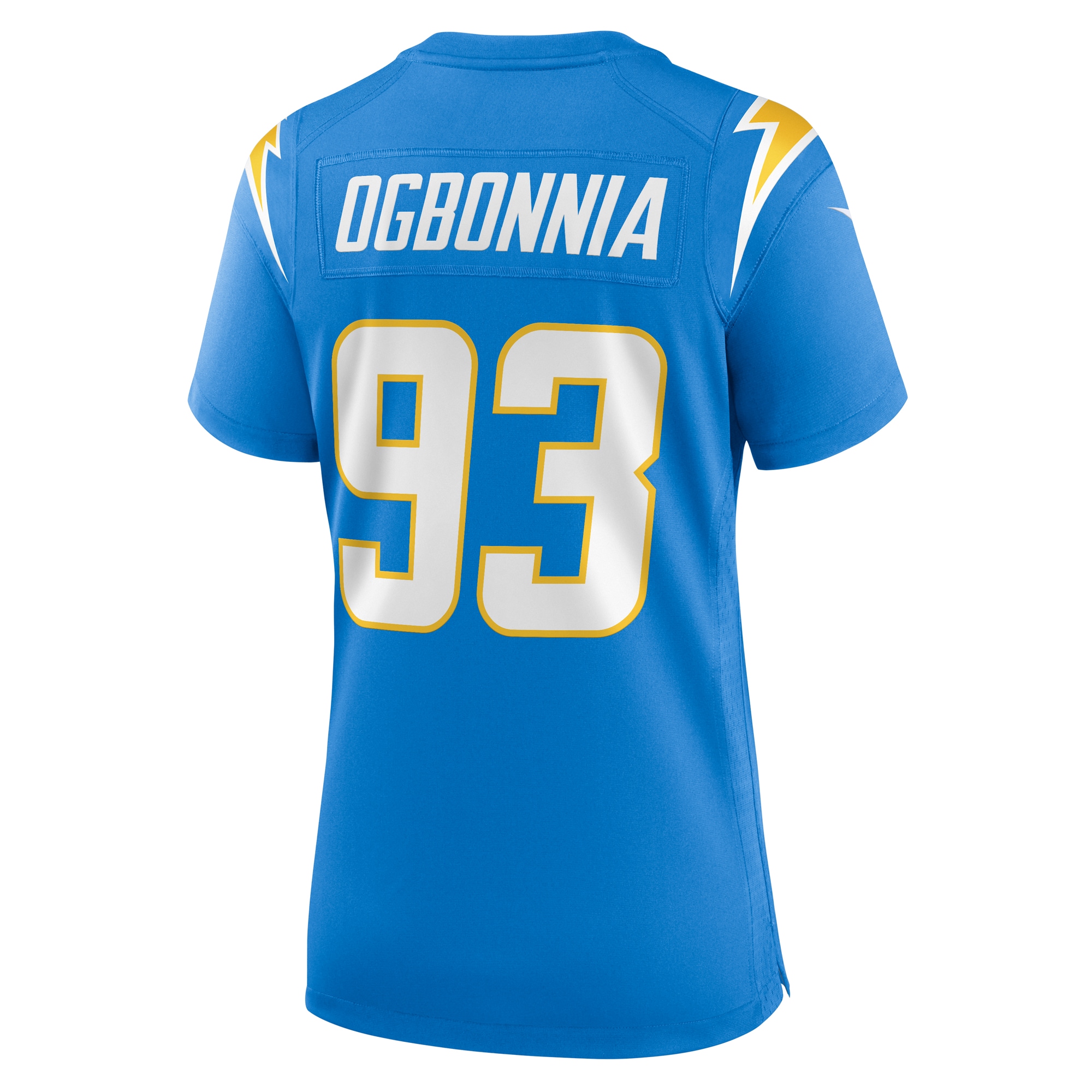 Los Angeles Chargers Otito Ogbonnia Powder Blue Game Player NFL Jersey Women's