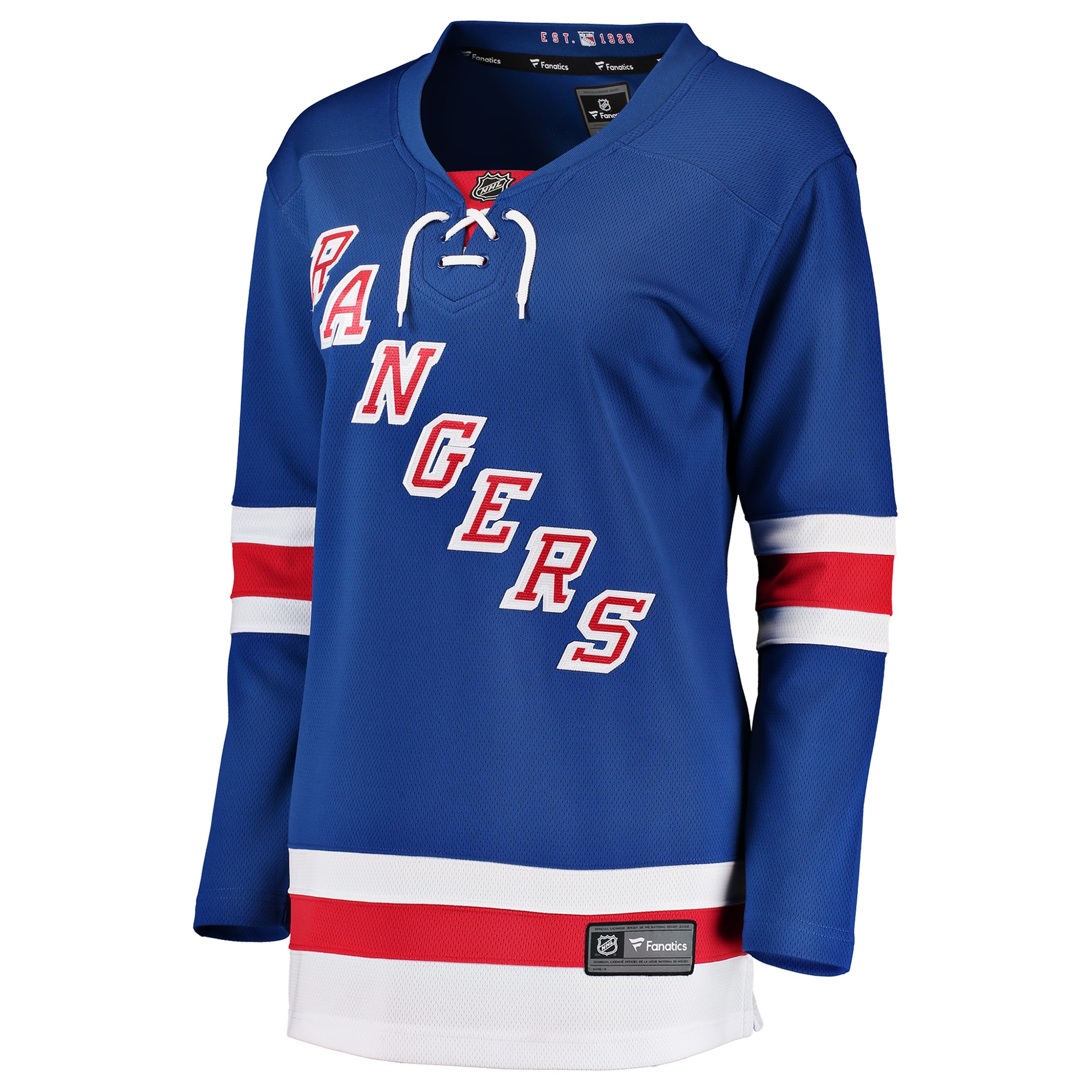 New York Rangers Blue Breakaway Home NHL Jersey Women's