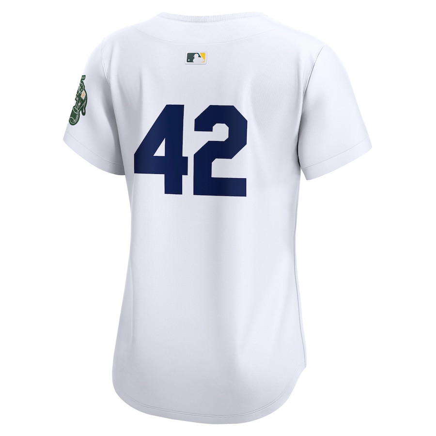 Oakland Athletics 2024 Jackie Robinson Day Home Limited White MLB Jersey Women's