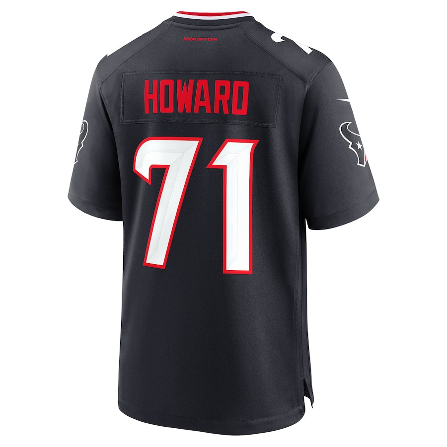 Tytus Howard 71 Houston Texans Team Game Navy NFL Jersey Men's