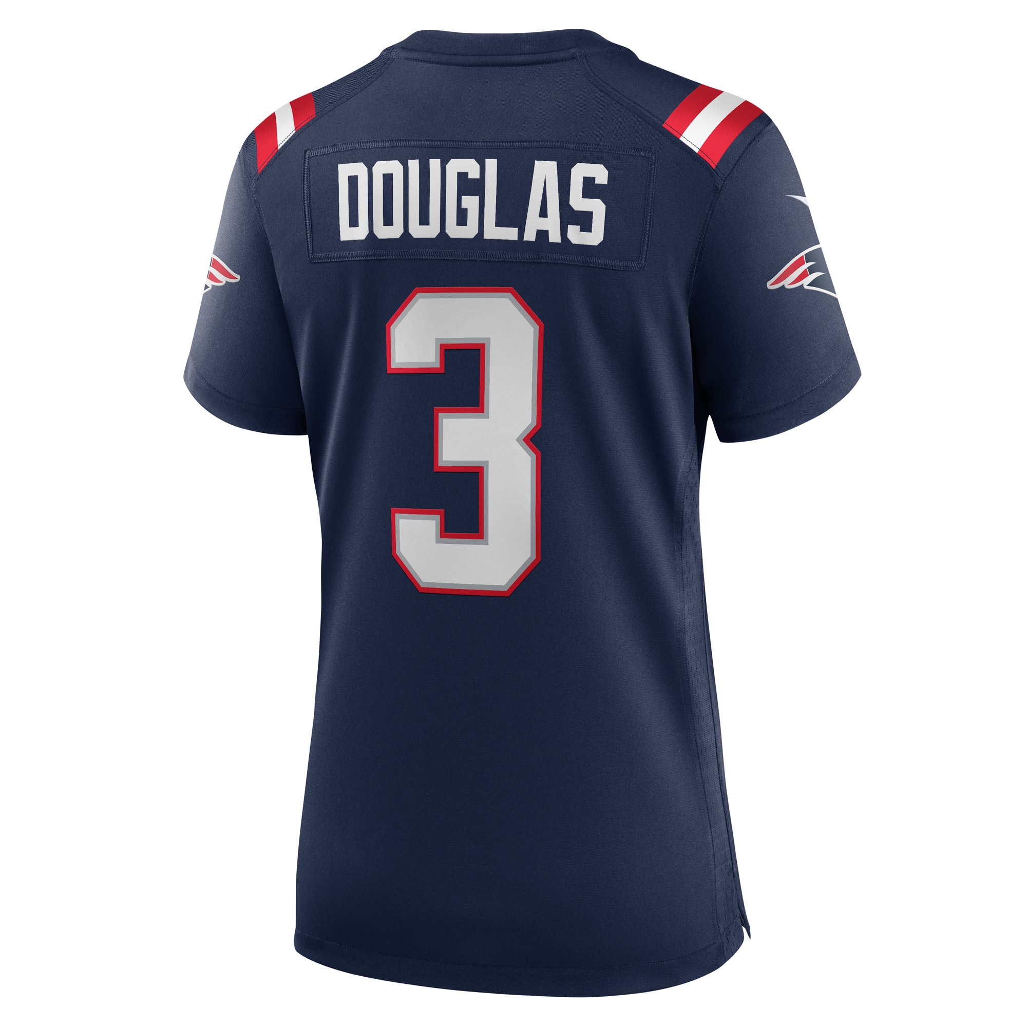 New England Patriots Demario Douglas Navy Game NFL Jersey Women's