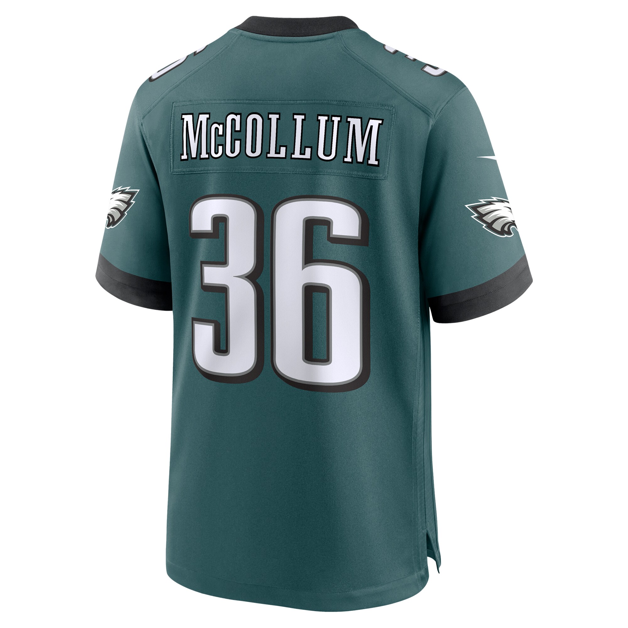 Philadelphia Eagles Tristin McCollum Midnight Green Team Game NFL Jersey Men's