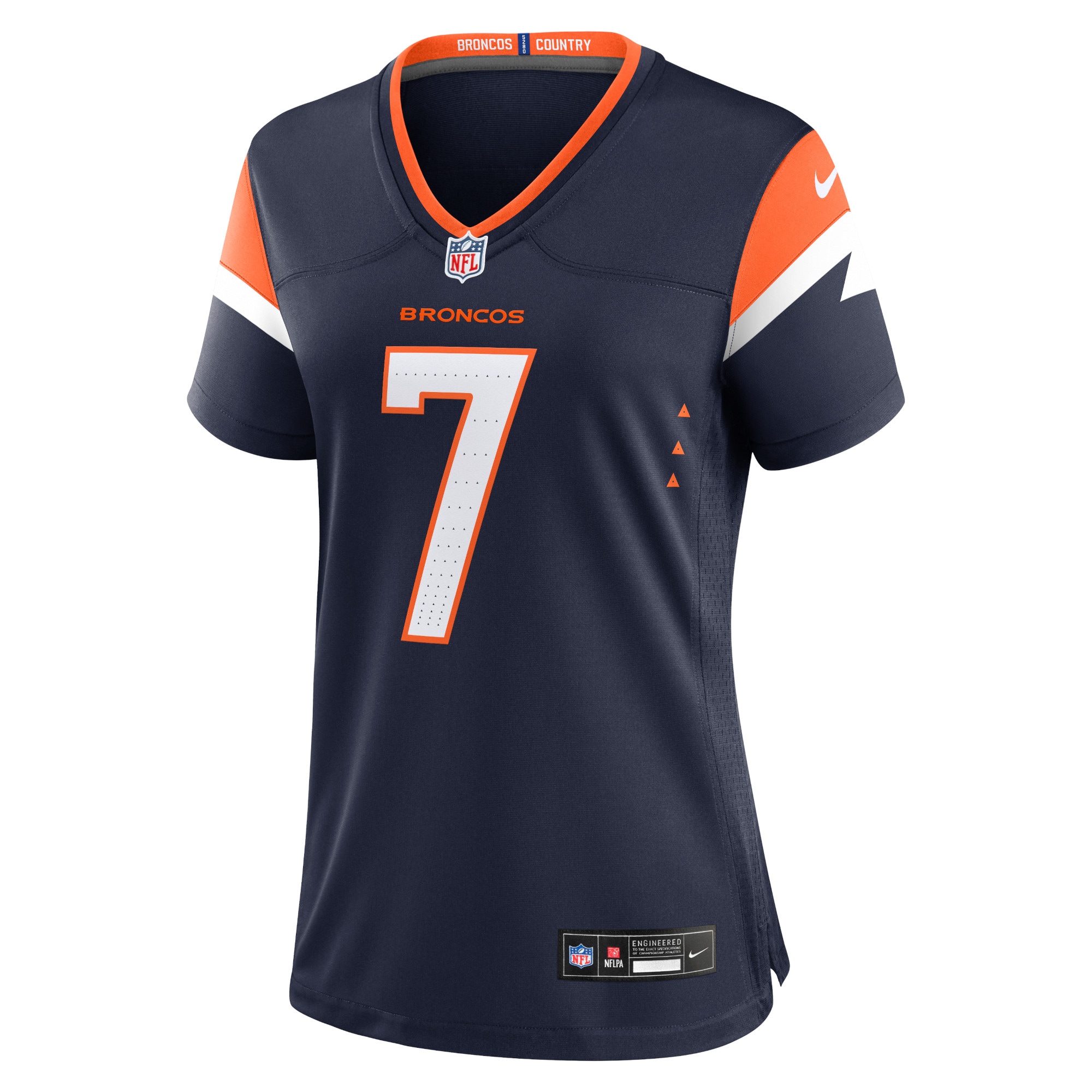 Denver Broncos John Elway Navy Mile High Collection Retired Player Alternate Game NFL Jersey Women's