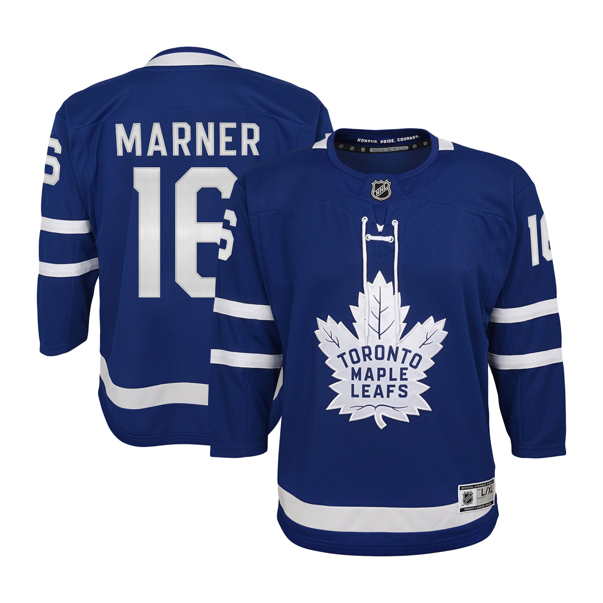 Toronto Maple Leafs Mitchell Marner Blue Home Premier Player NHL Jersey Youth