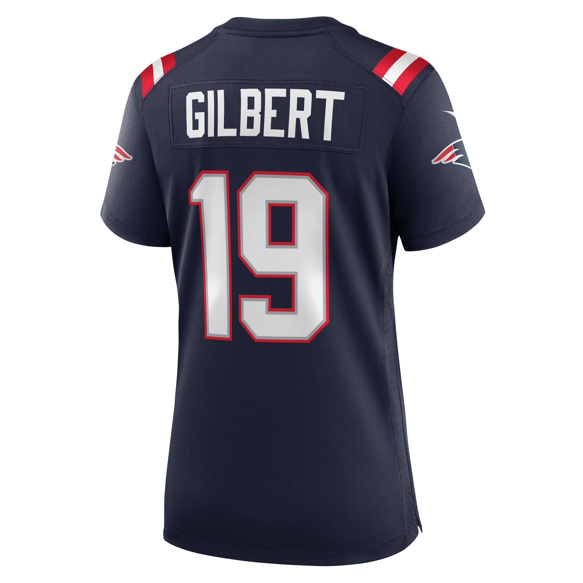 New England Patriots Garrett Gilbert Navy Home Game Player NFL Jersey Women's