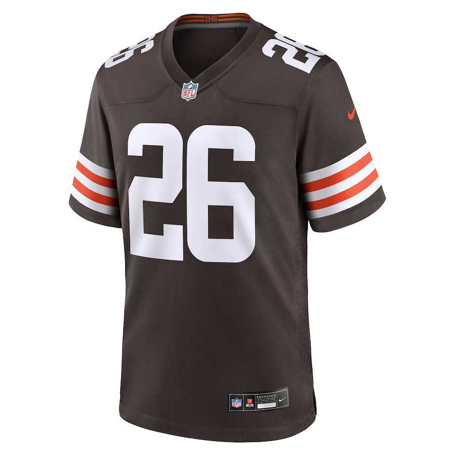 Myles Harden 26 Cleveland Browns Team Game Brown NFL Jersey Men's