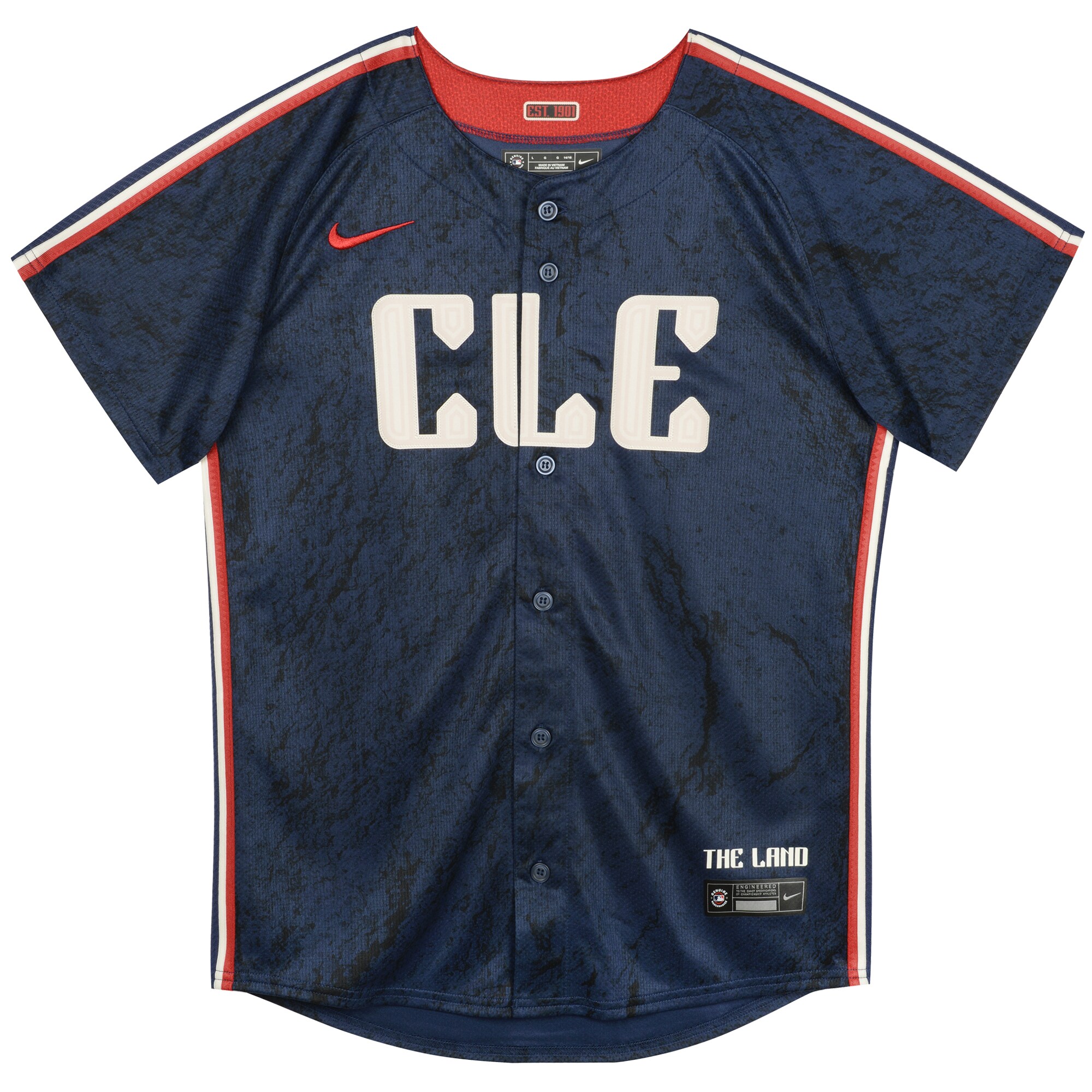 Preschool Cleveland Guardians Shane Bieber Navy 2024 City Connect Limited MLB Jersey Men's