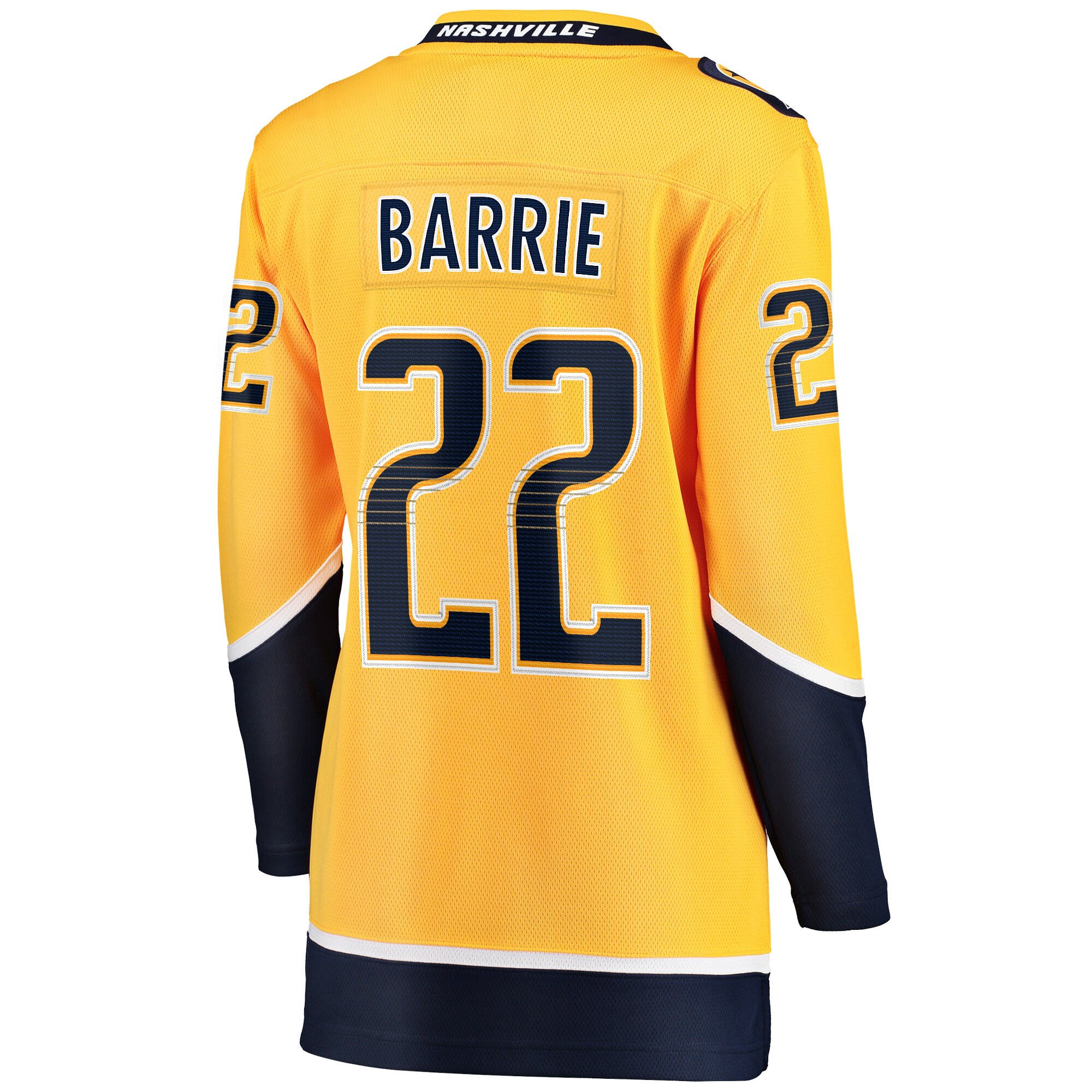 Nashville Predators Tyson Barrie Gold Home Breakaway NHL Jersey Women's