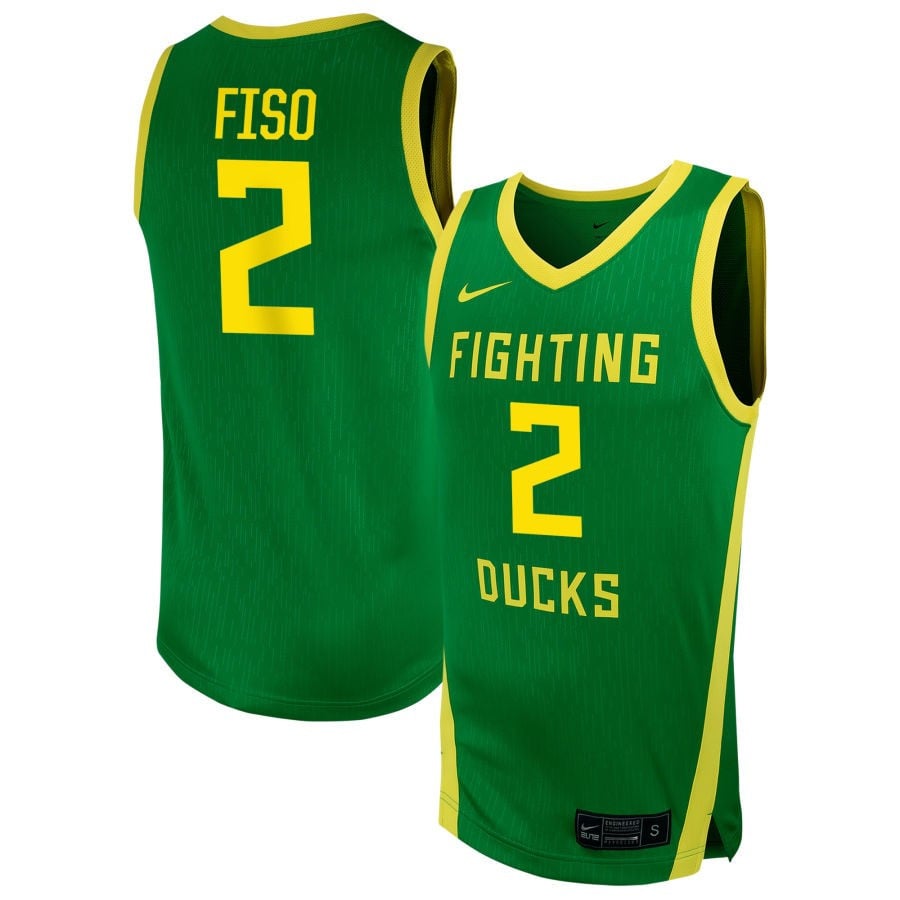 Katie Fiso 2 Oregon Duck Unisex NIL Green NCAA Jersey Unisex
