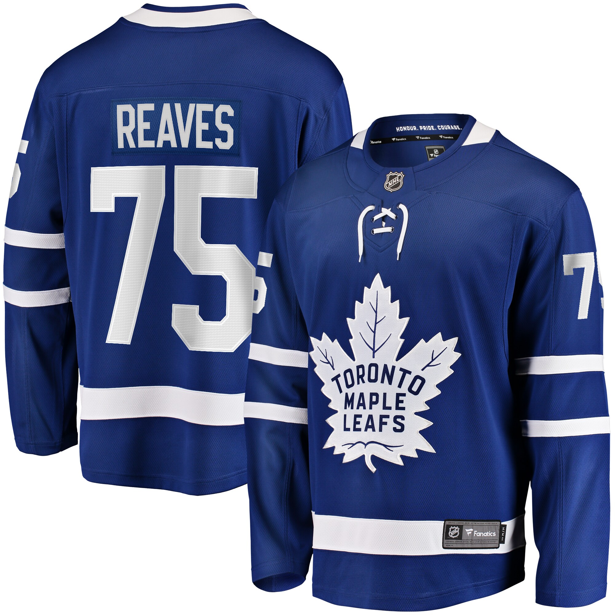Toronto Maple Leafs Ryan Reaves Blue Home Breakaway NHL Jersey Men's