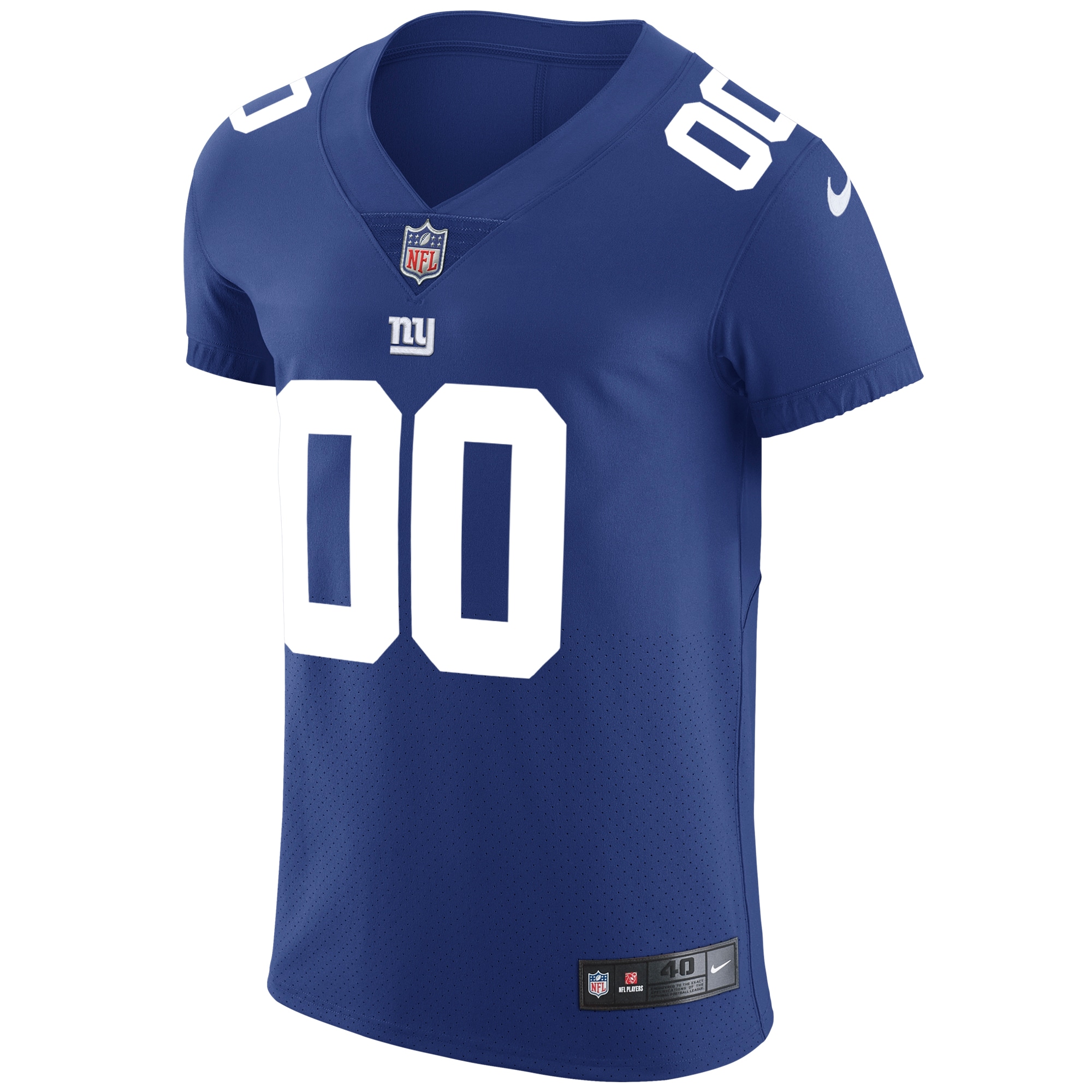 New York Giants Royal Vapor Untouchable Custom Elite NFL Jersey Men's
