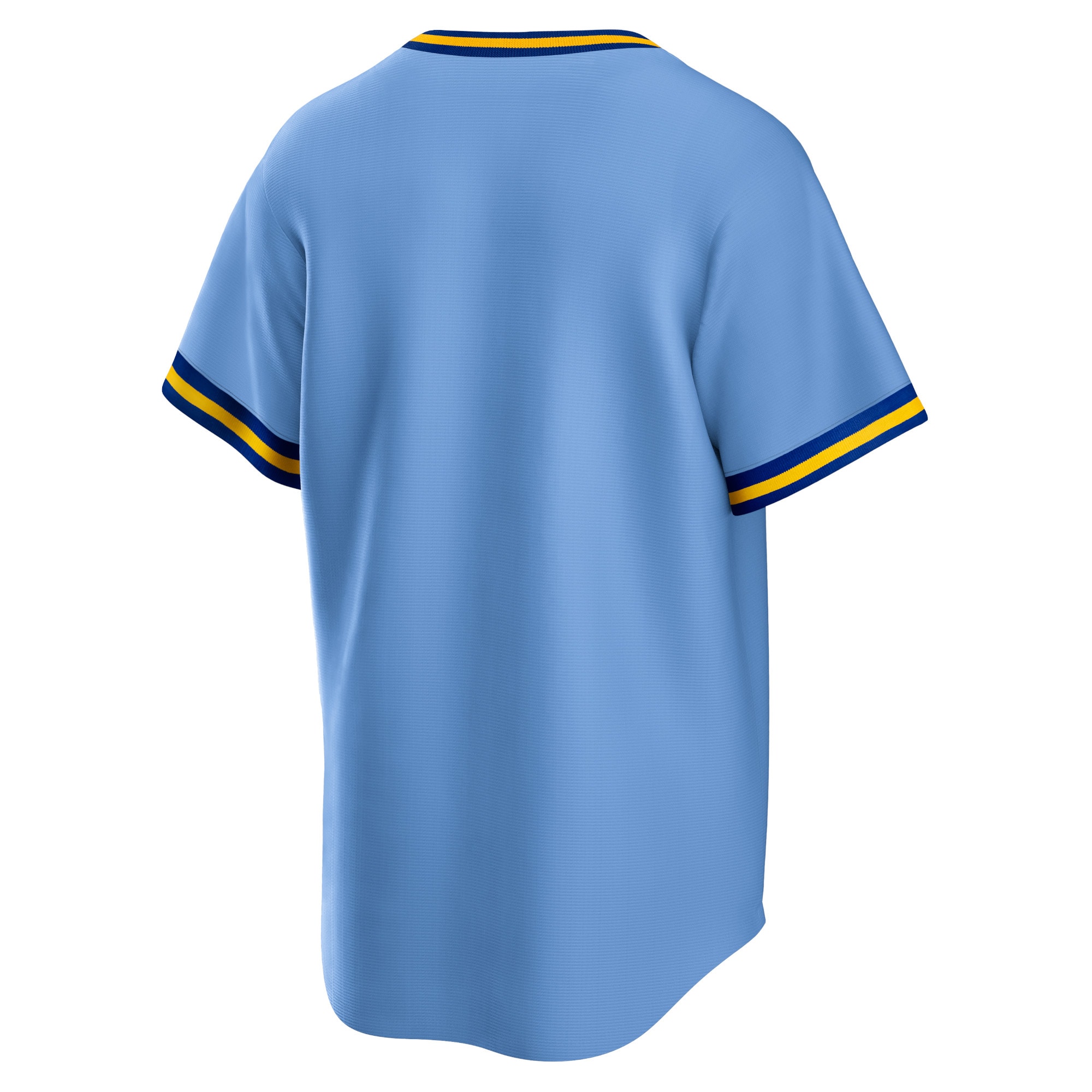 Milwaukee Brewers Powder Blue Road Cooperstown Collection Team MLB Jersey Men's
