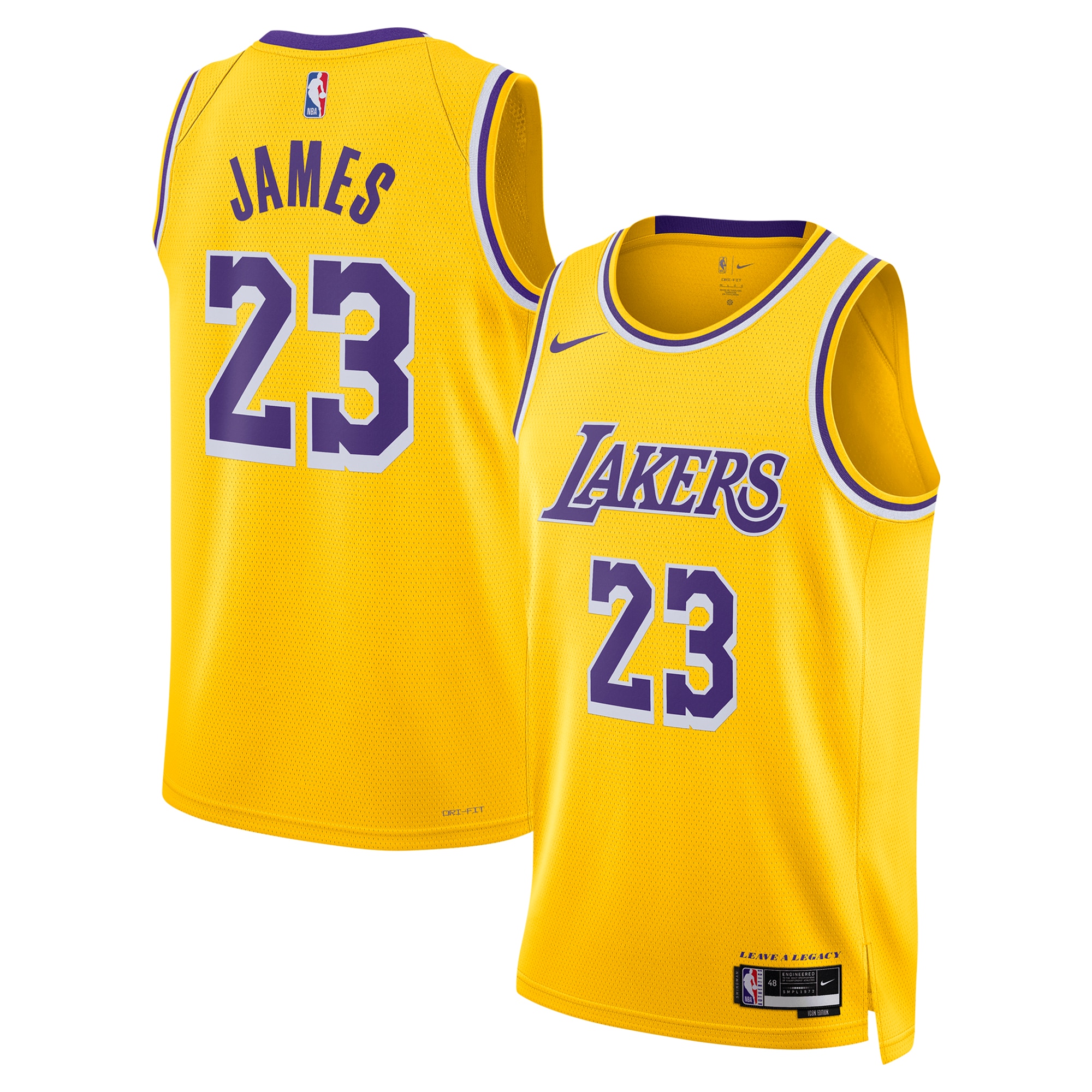Los Angeles Lakers Icon Swingman Lebron Jame Unisex NBA Jersey Unisex