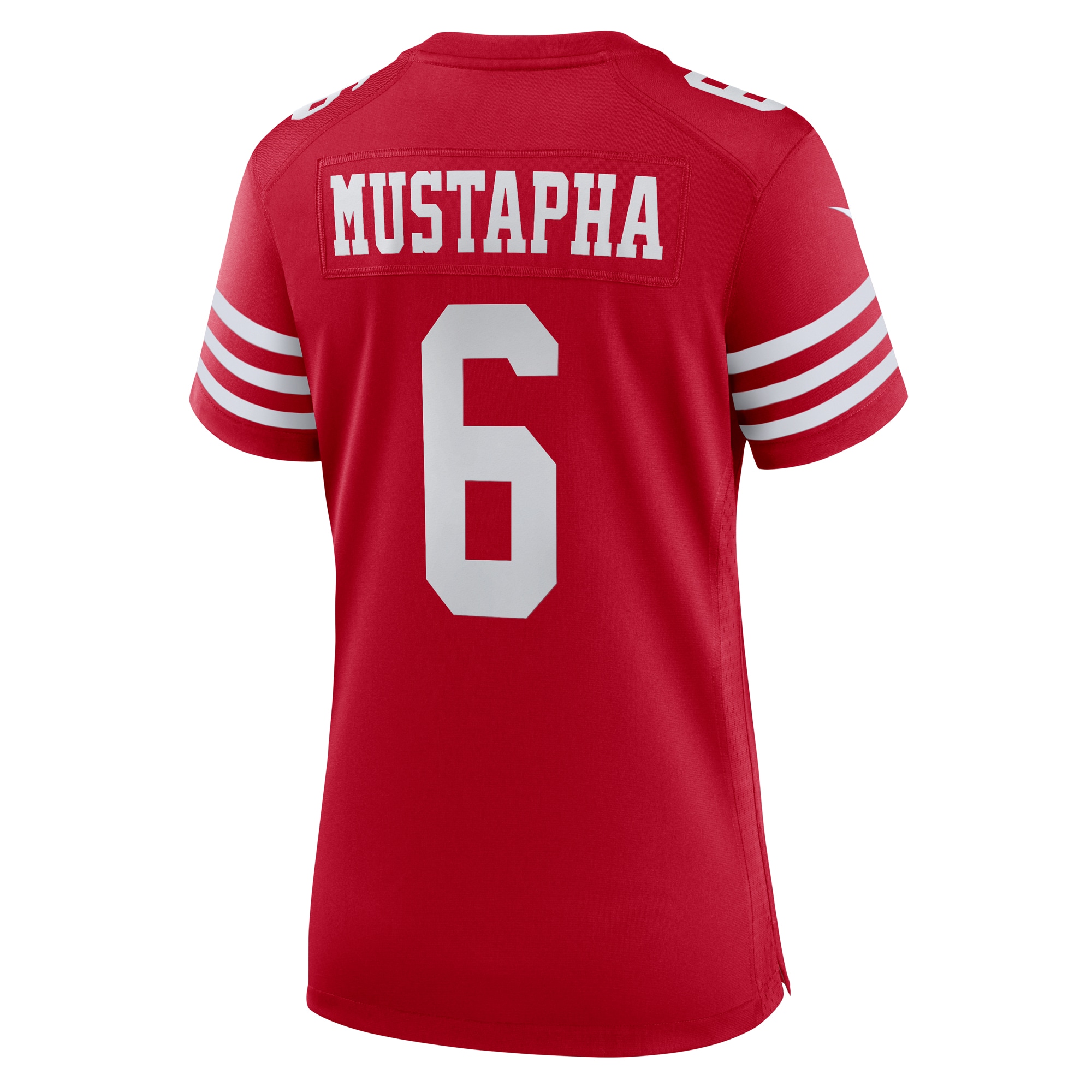 San Francisco 49ers Malik Mustapha Scarlet Game NFL Jersey Women's
