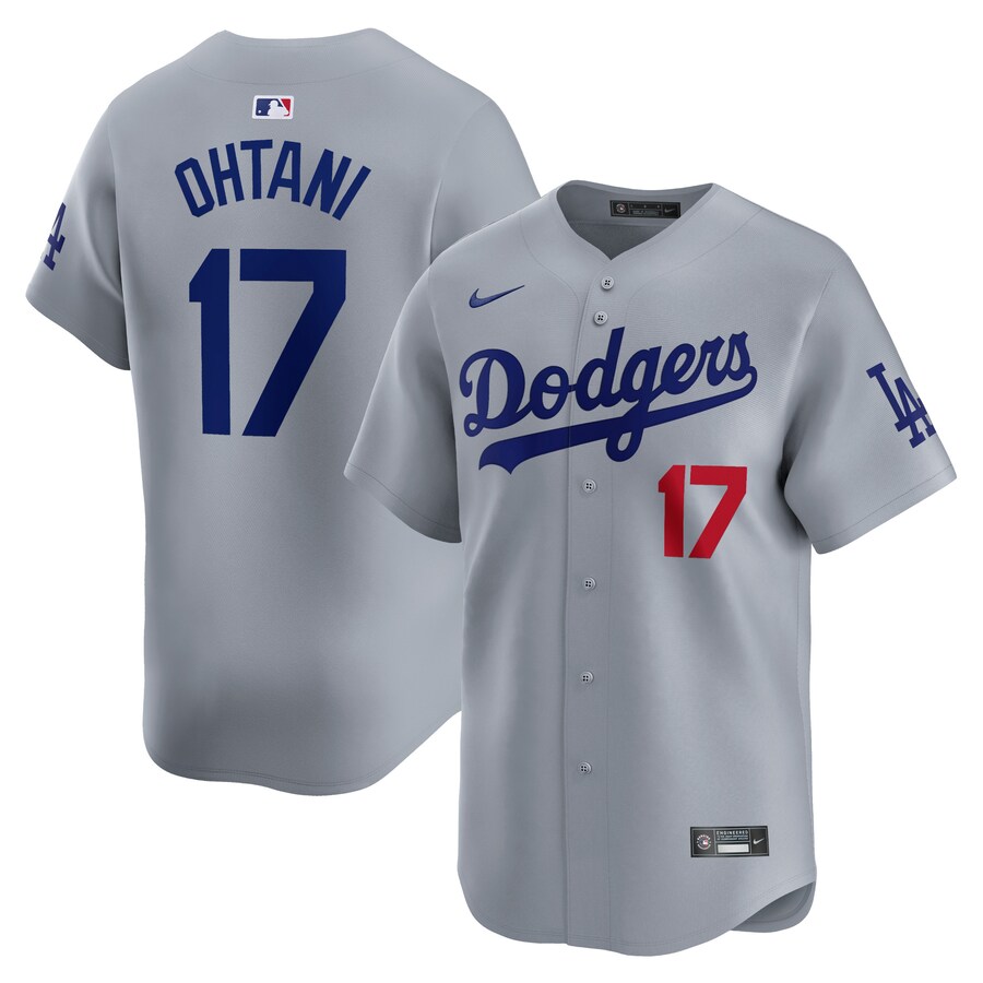 Shohei Ohtani Los Angeles Dodgers Away Limited Player Jersey Gray