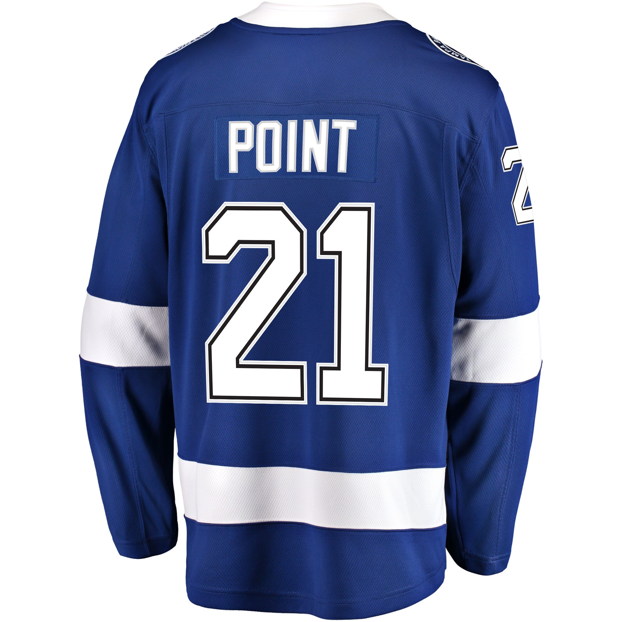 Tampa Bay Lightning Brayden Point Blue Home Breakaway Player NHL Jersey Men's
