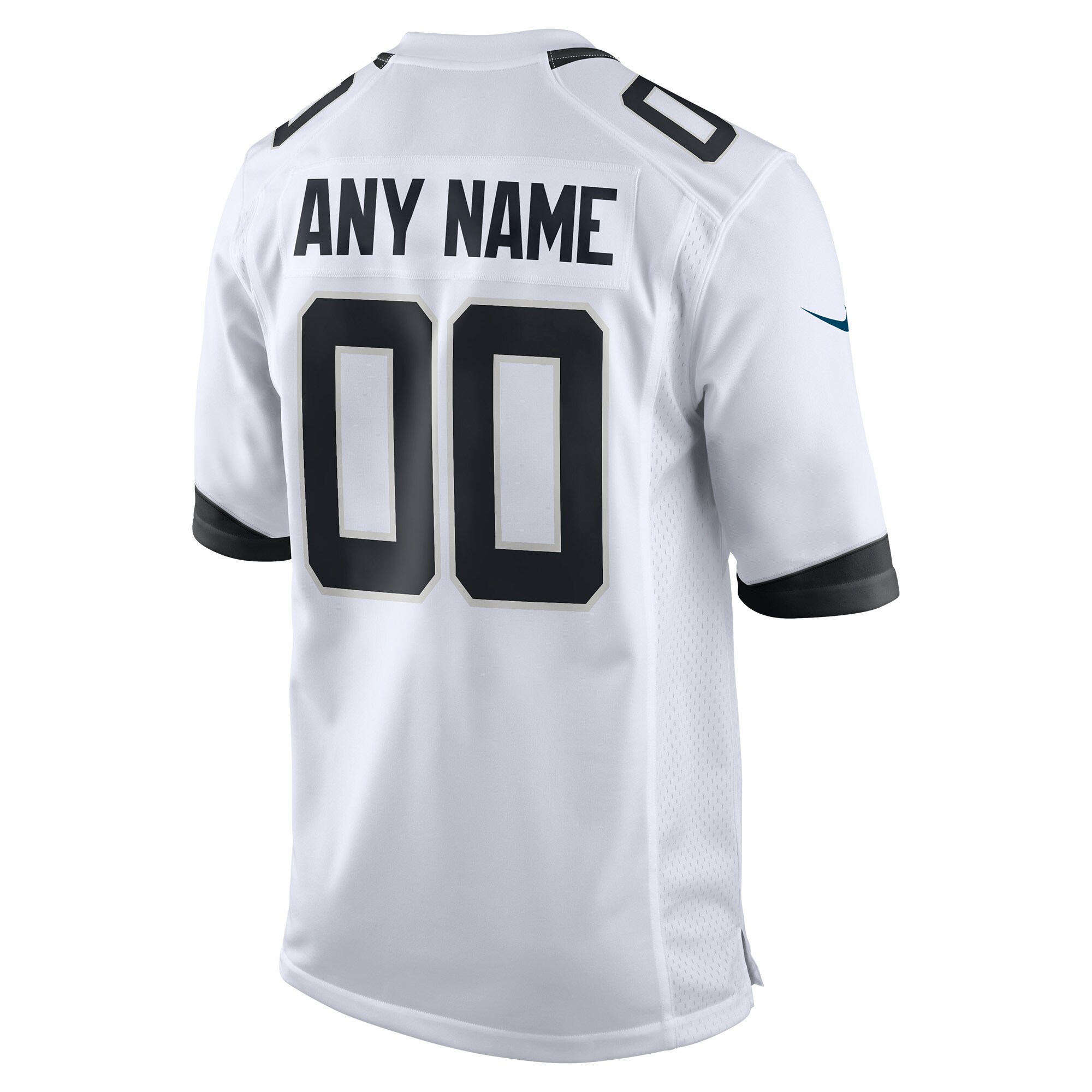Jacksonville Jaguars White Custom Game NFL Jersey Men's