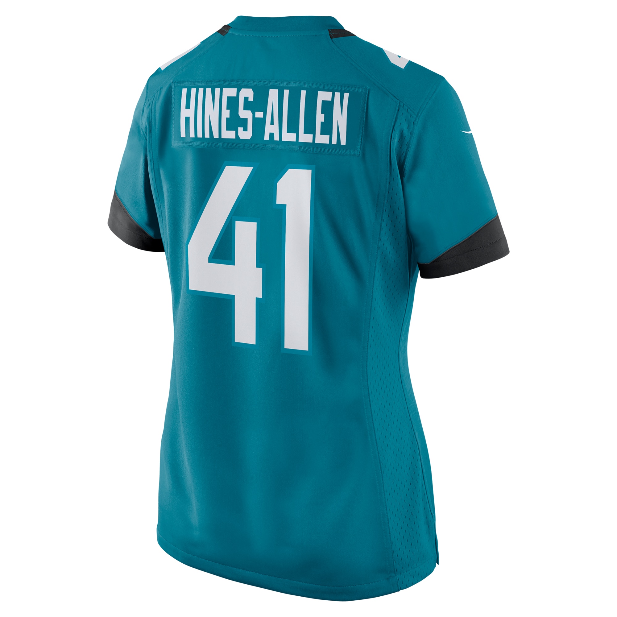 Jacksonville Jaguars Josh Hines-Allen Teal Player Game NFL Jersey Women's